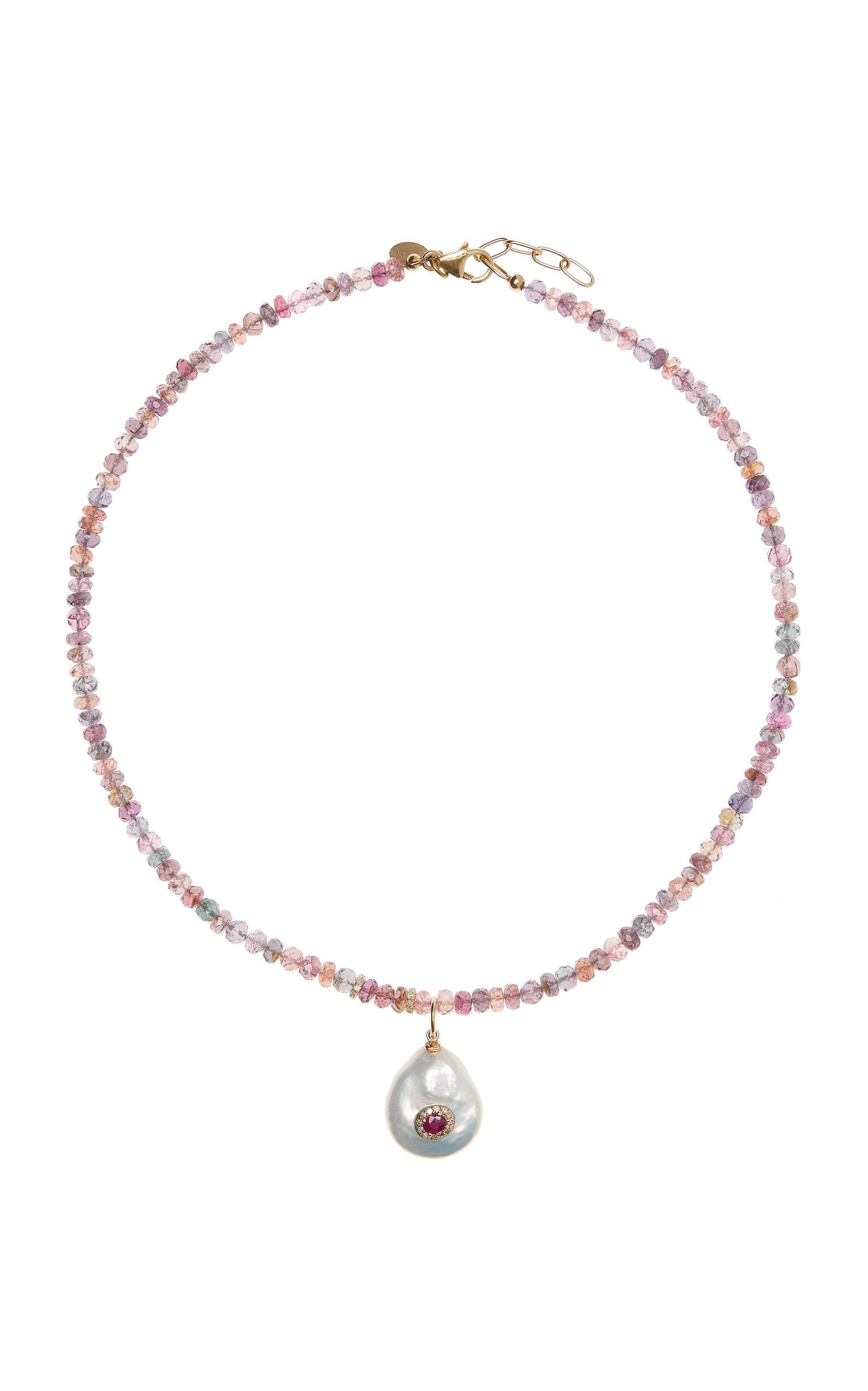 Gemburst Diamond Rainbow Jam Necklace