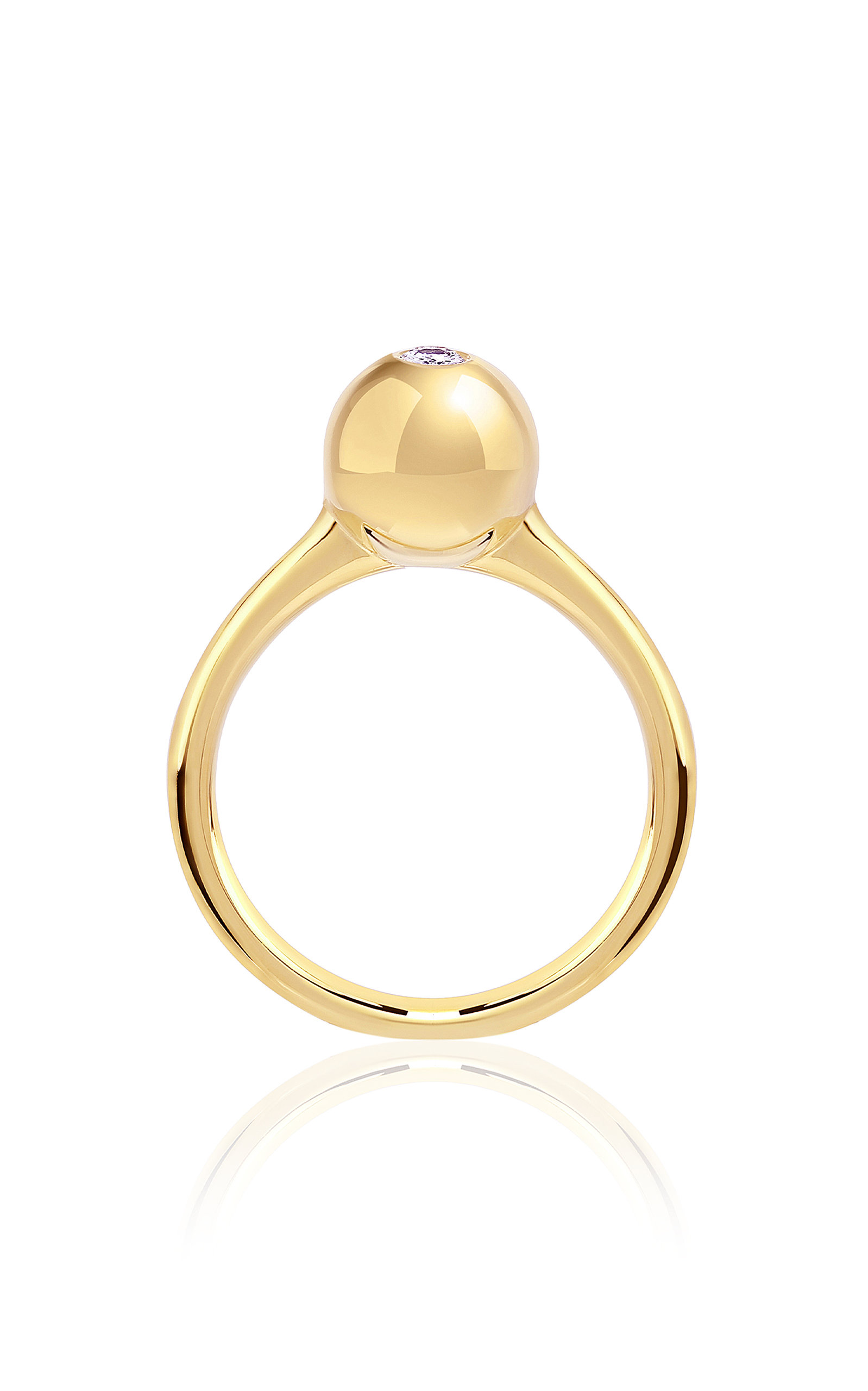 Nemara 18K Yellow Gold Diamond Ring