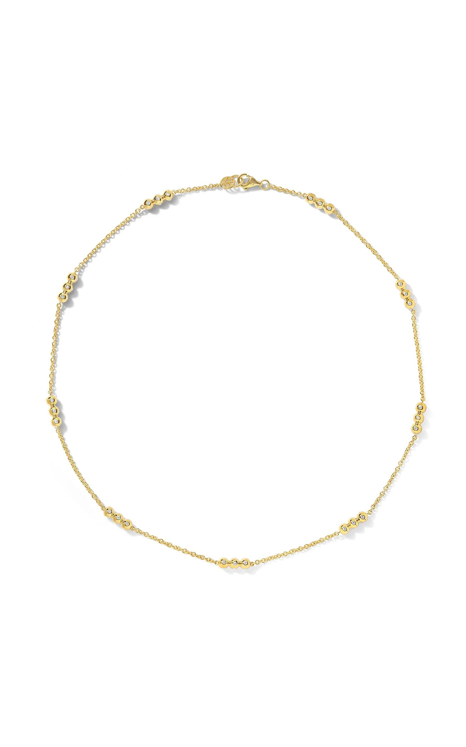 Markeli 18K Yellow Gold Diamond Necklace