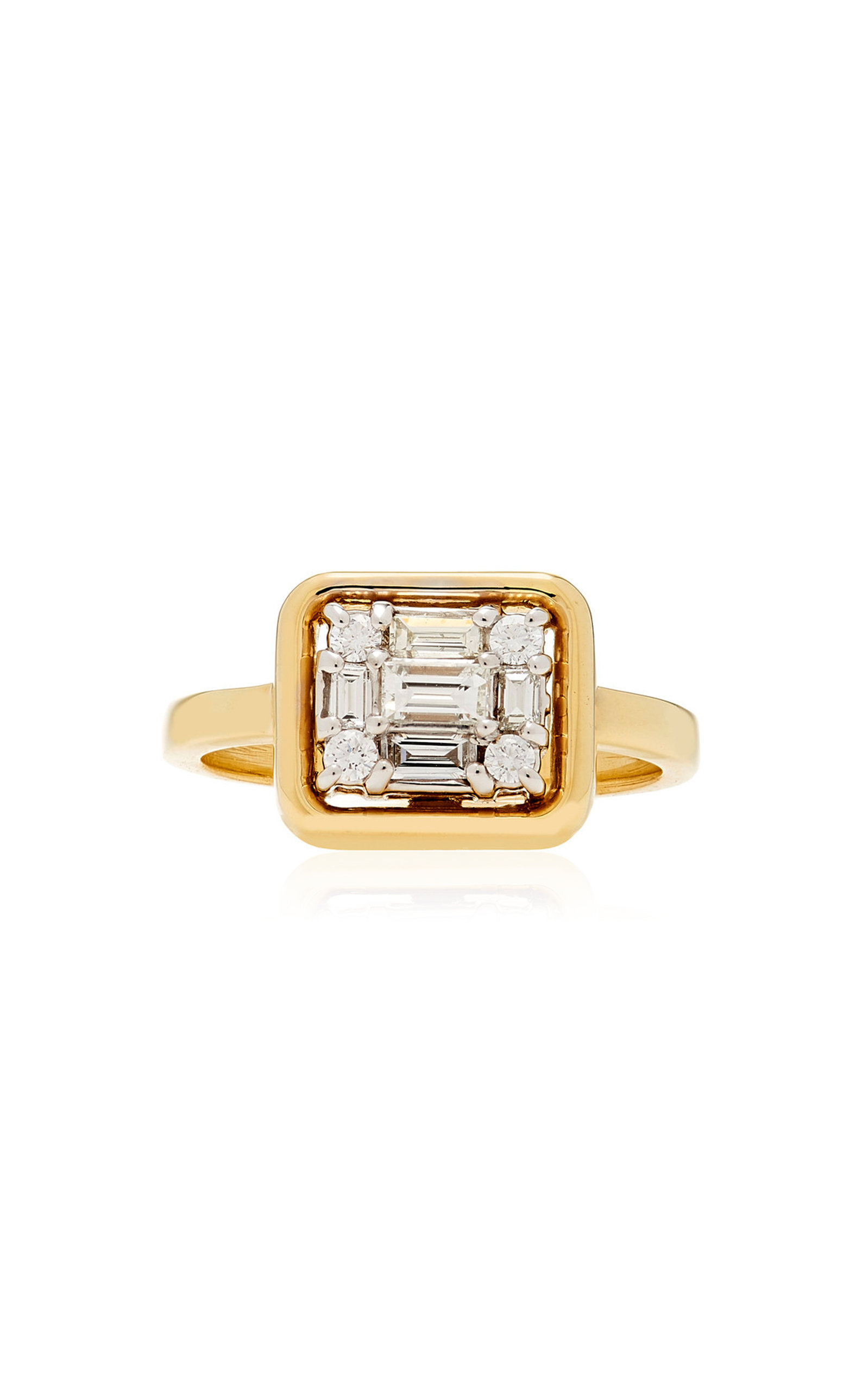 Mindi Mond Women's Clarity 18K Gold Framed Diamond Ring