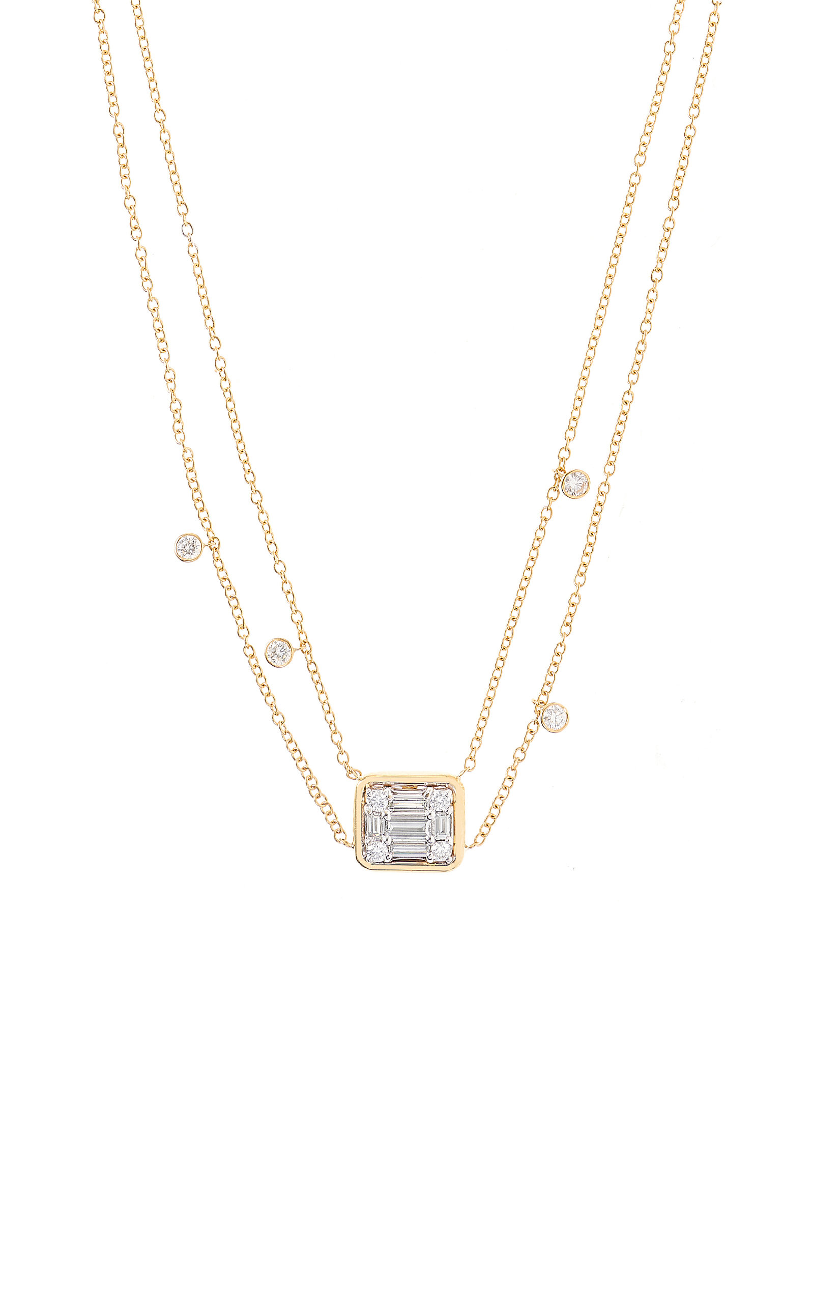 Mindi Mond Women's Clarity Single Floating Diamond Pendant Necklace