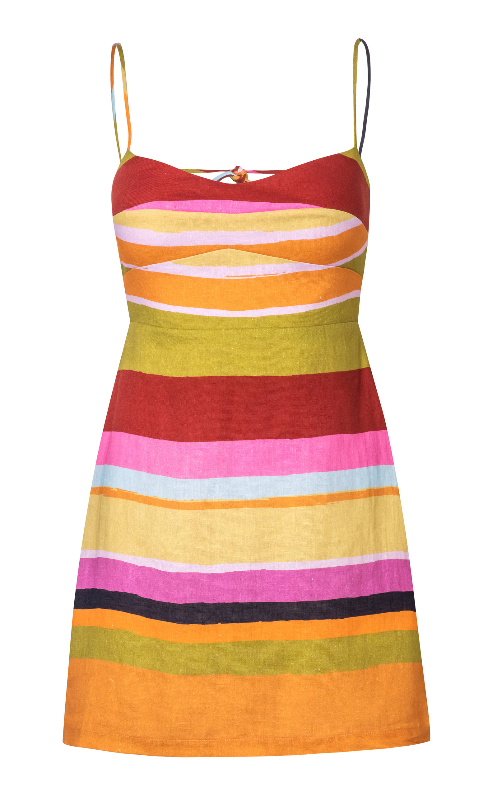 Cala de la Cruz Women's Tere Backless Linen Mini Dress
