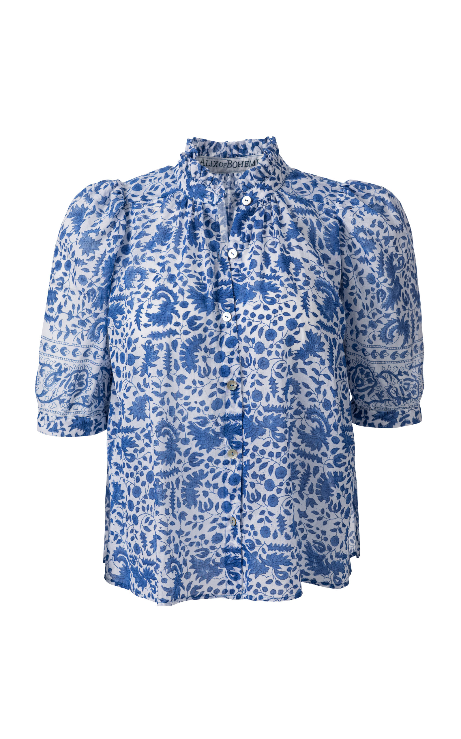 Alix of Bohemia Winnie Peri Cotton Shirt