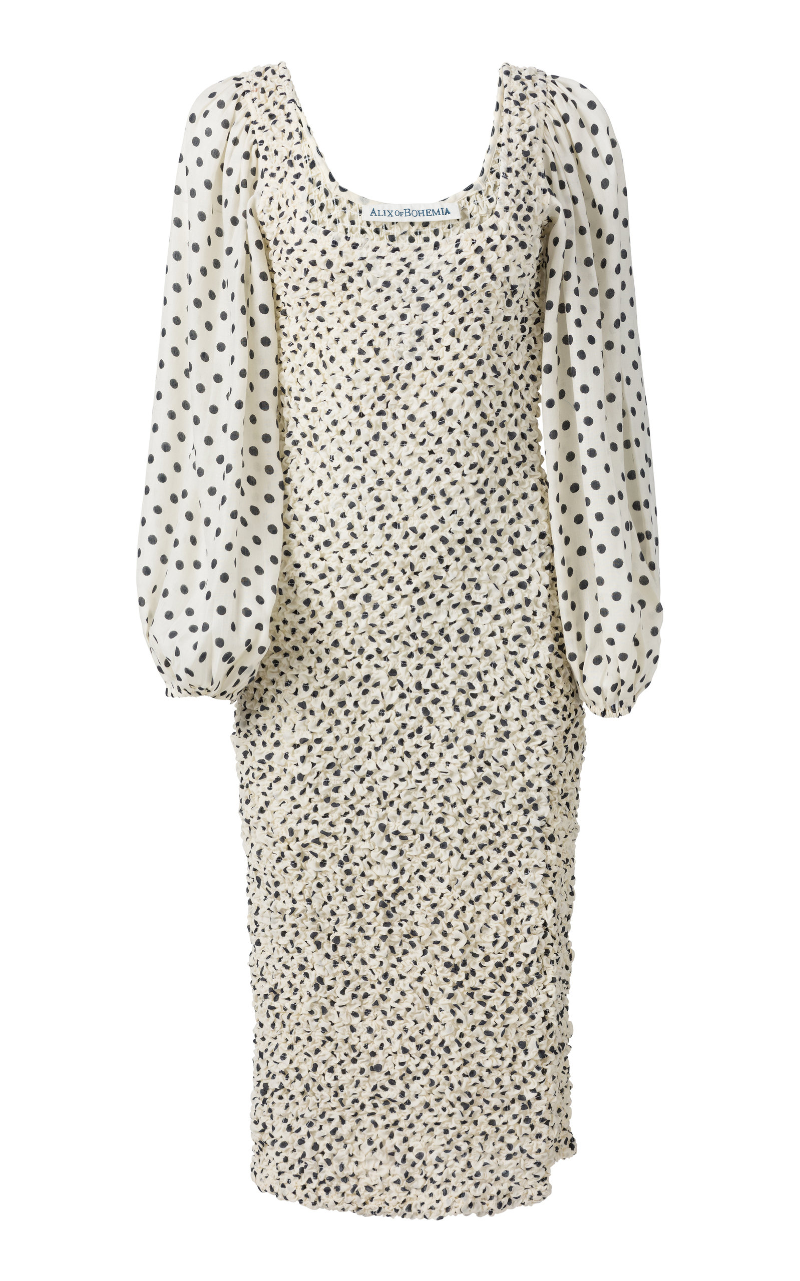 Alix of Bohemia Women's Hadley Tuxedo Silk And Cotton Dress