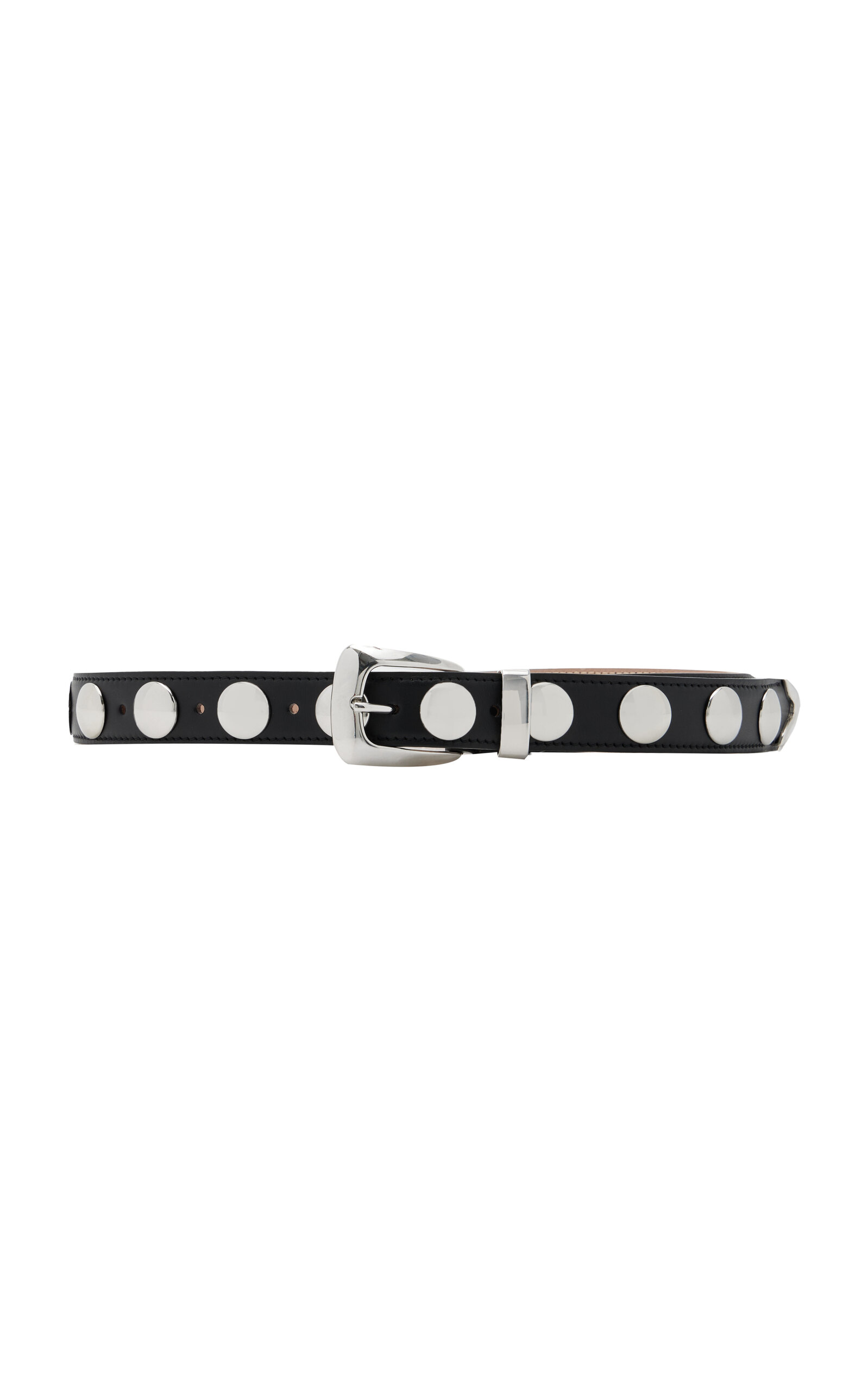 Khaite Benny Studded Leather Belt - Women's Accessories