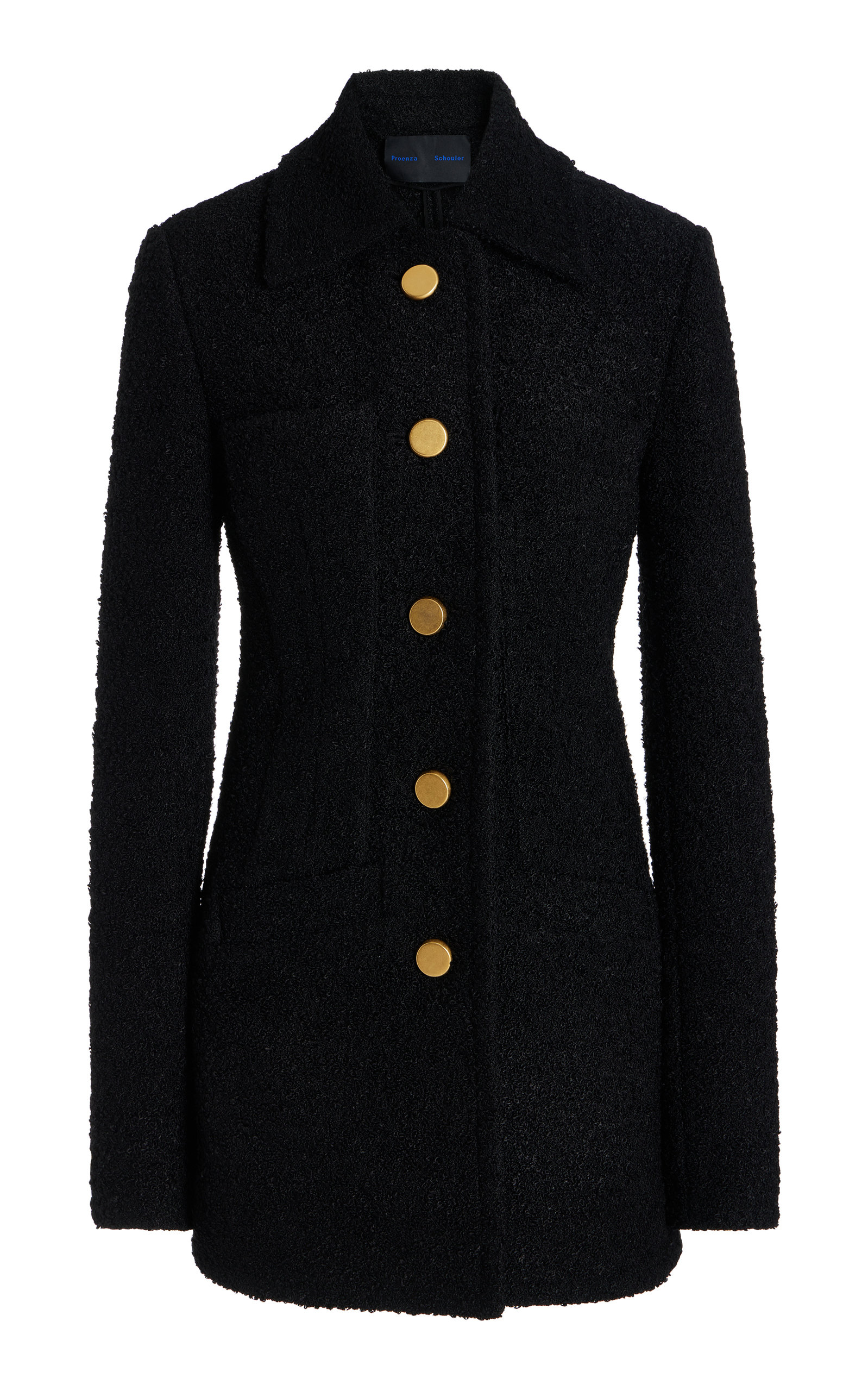 【Proenza Schouler】 Stretch-woolブレザー Proenza Schouler Tube Scarf in Merino Knit - Black | Proenza