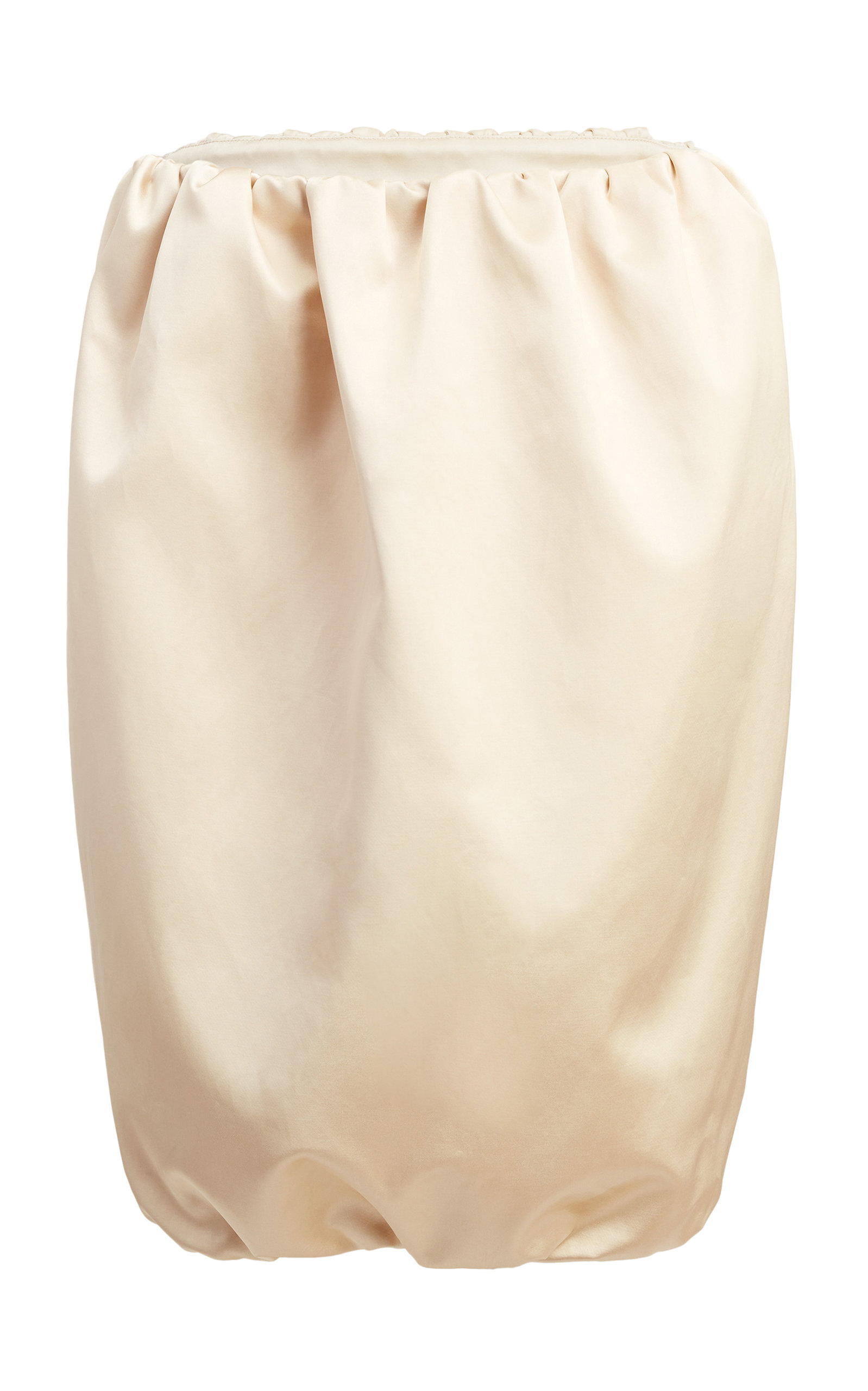 Khaite Women's Raya Silk Knee-Length Bubble Skirt
