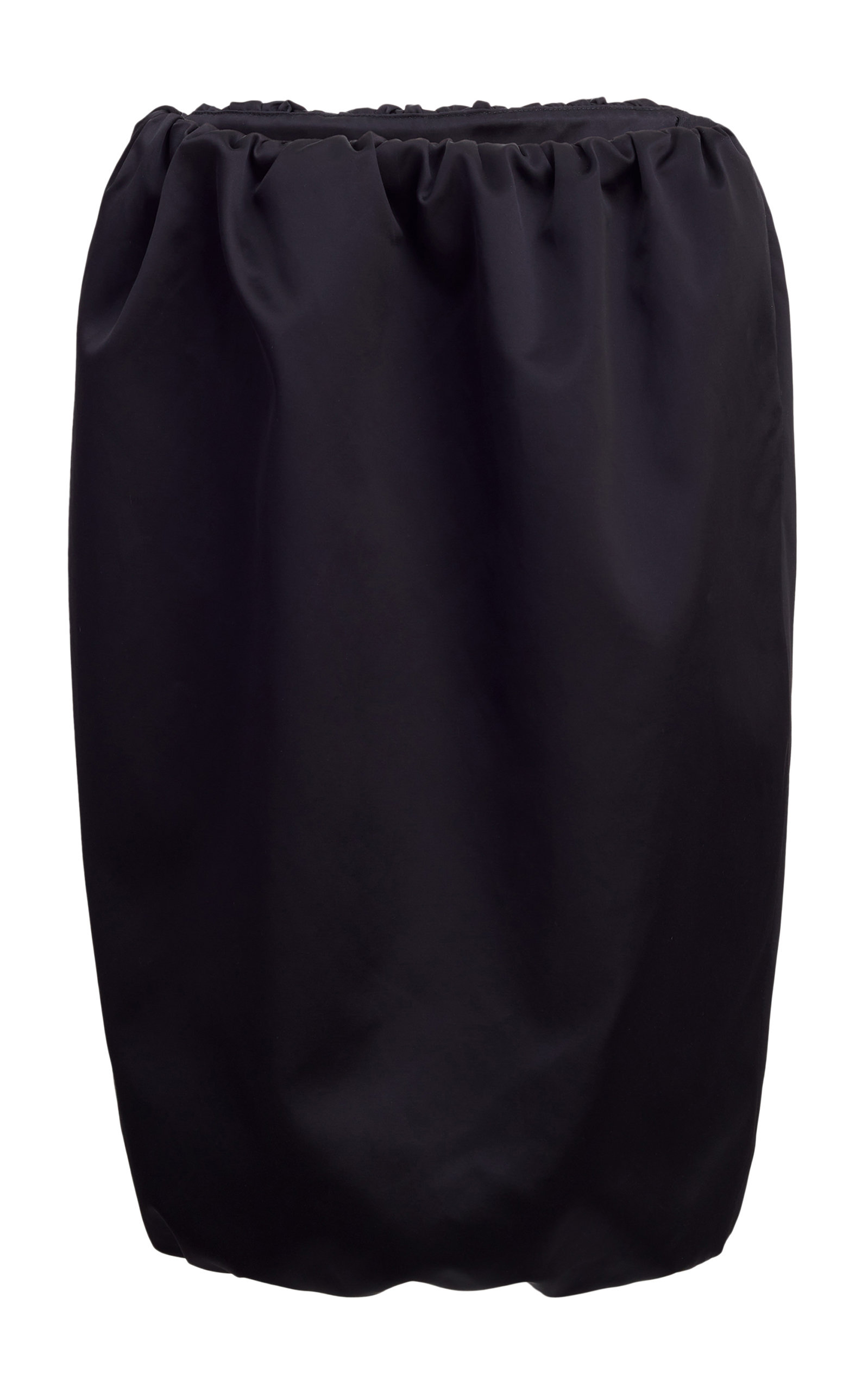 Khaite Women's Raya Silk Kneelength Bubble Skirt In Neutral,black