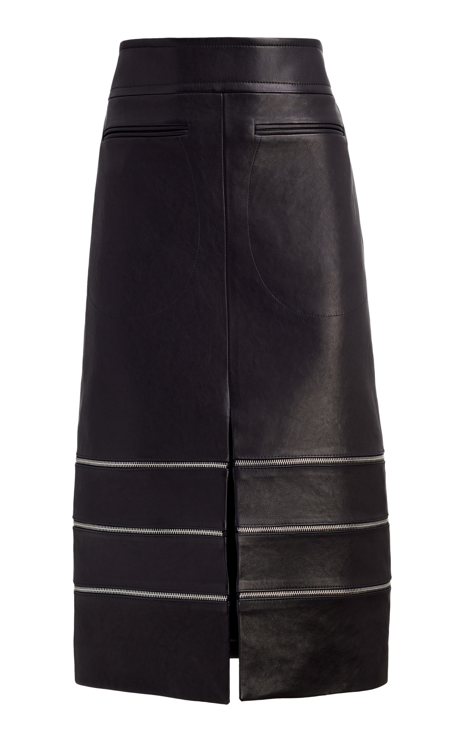 Khaite Women's Isla Leather Pencil Skirt