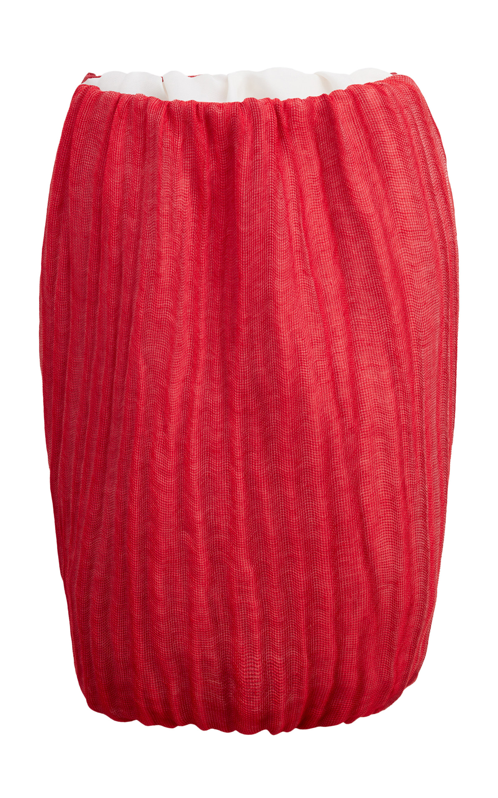 Khaite Women's Raya Silk-Linen Bubble Skirt