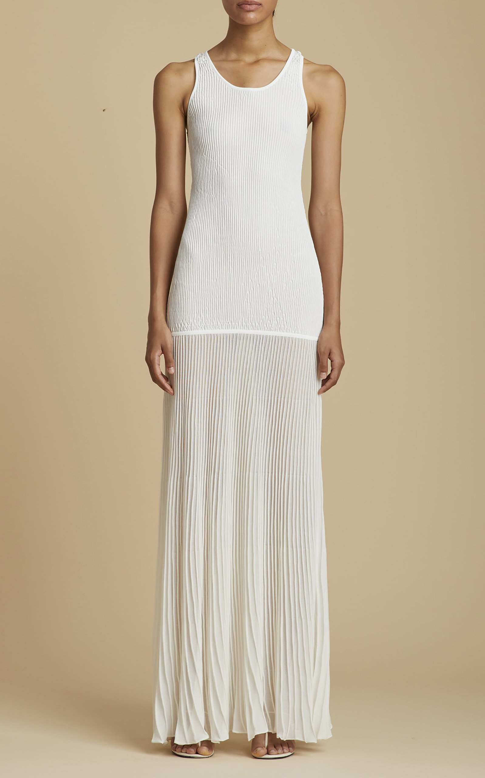 flowy wrap dress Silky knit and Chiffon Flowy Wrap Dress – Ennoja Clothing main image 0