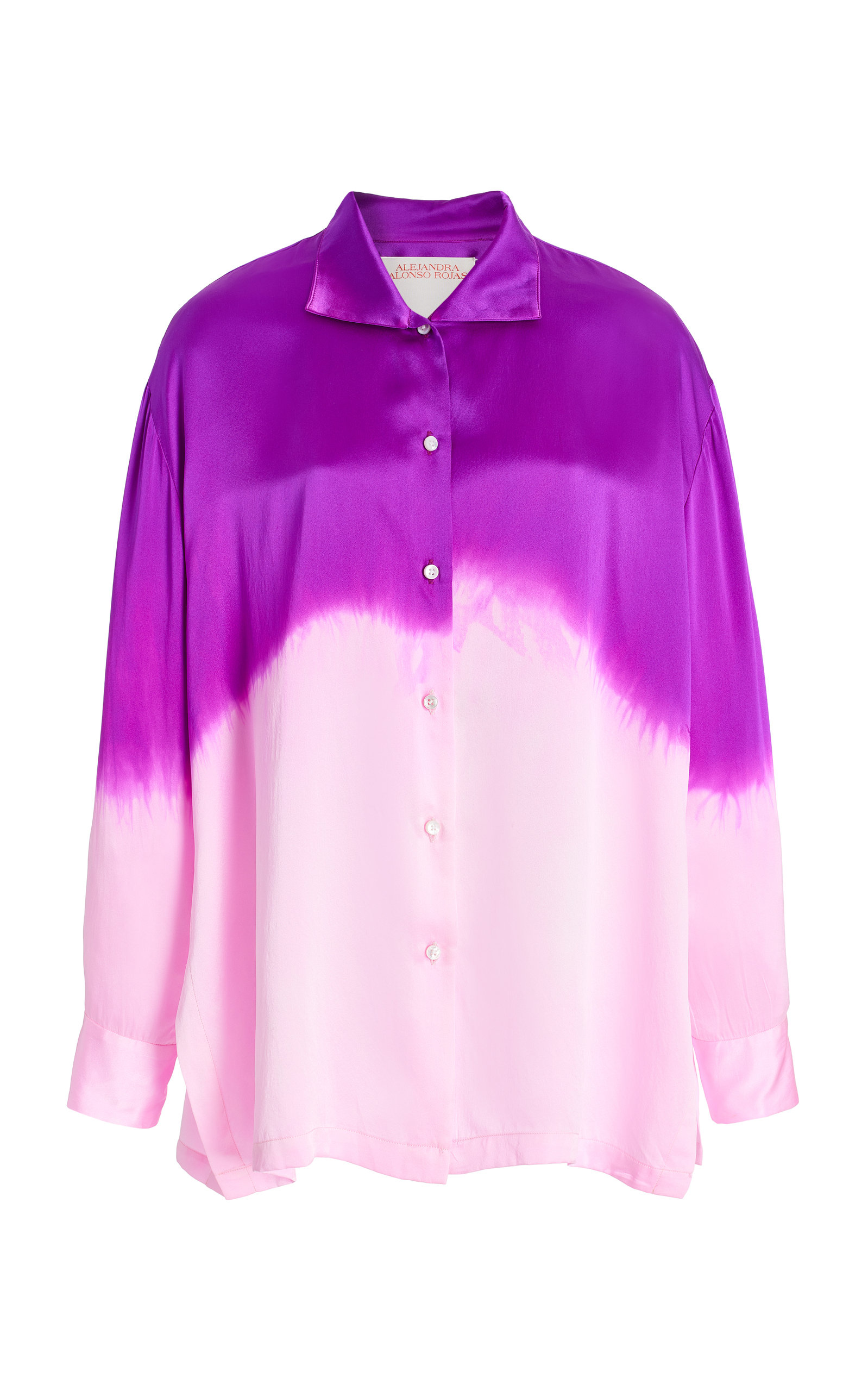 Alejandra Alonso Rojas Women's Dip-Dyed Silk Blouse