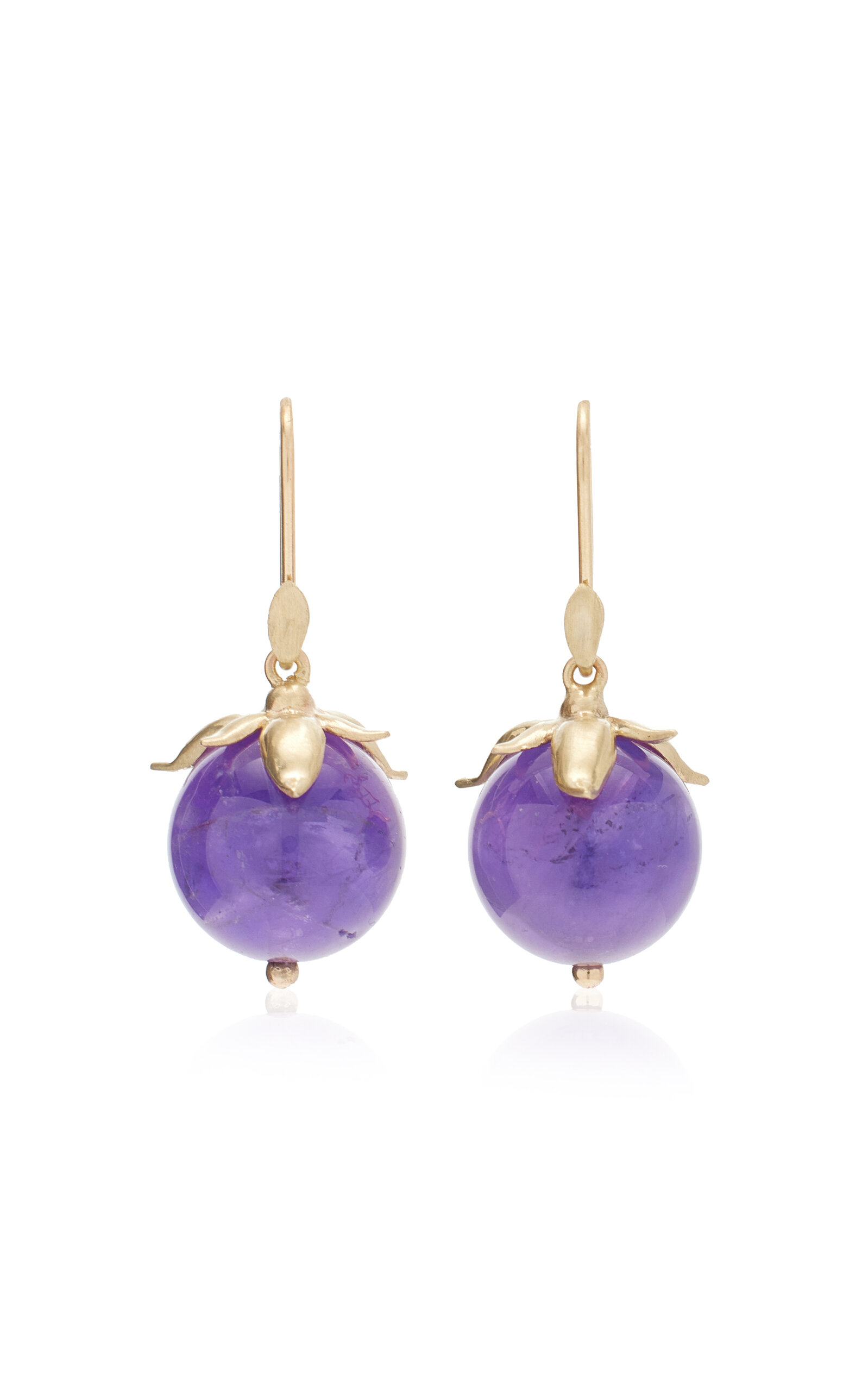 Annette Ferdinandsen Women's 14K Gold Amethyst Earrings