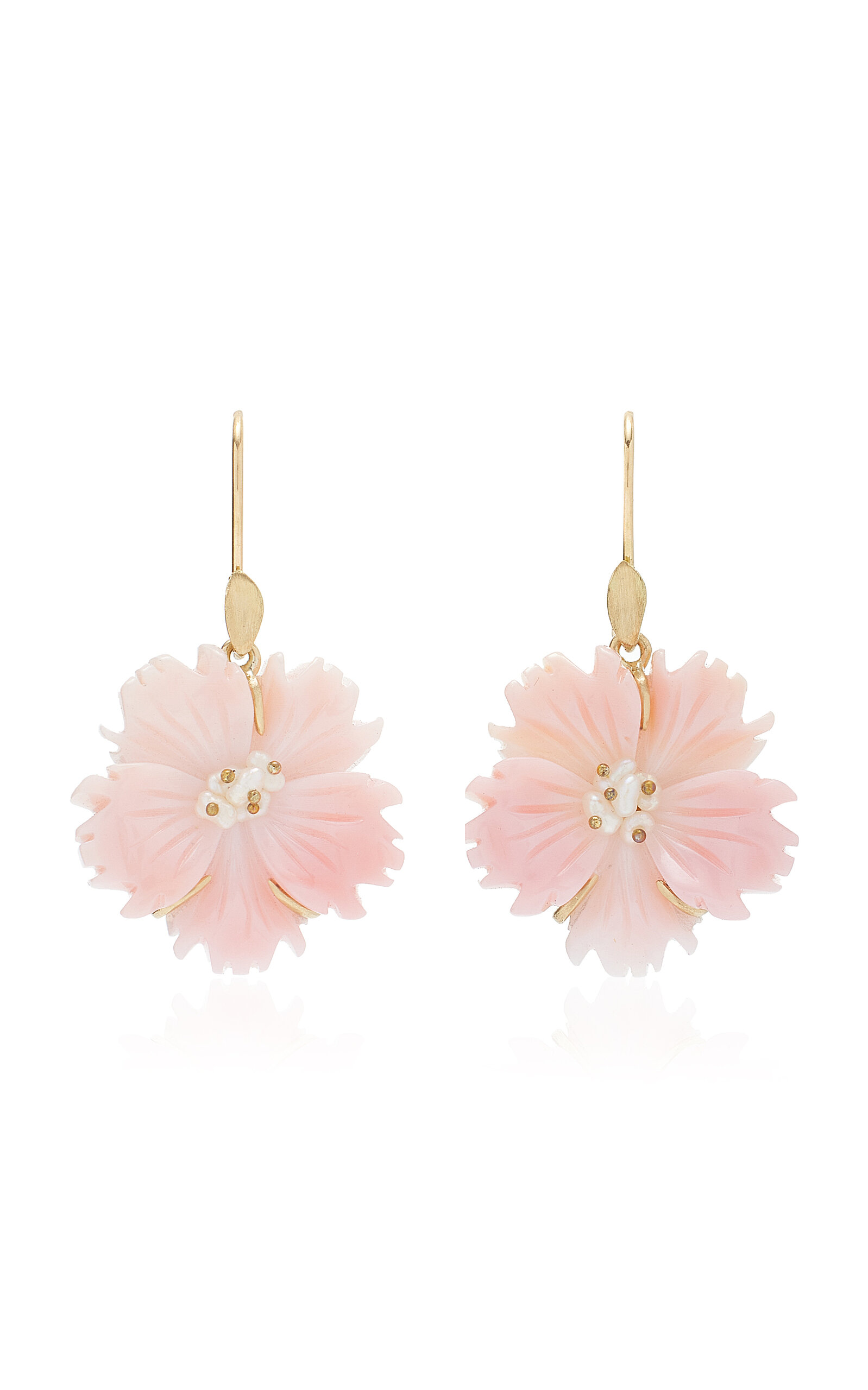 Annette Ferdinandsen Women's 18K Gold; Conch; And Pearl Earrings