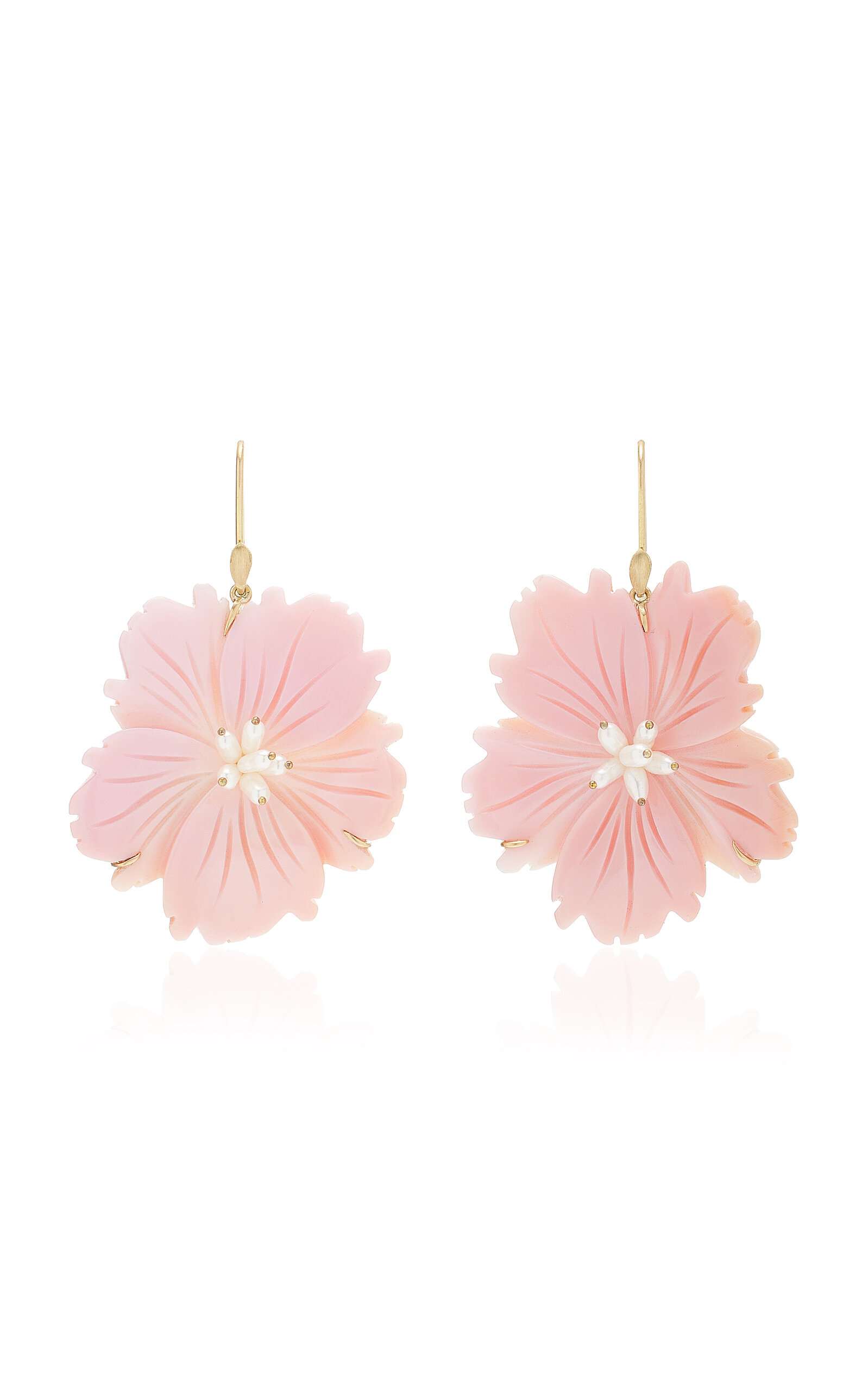 Annette Ferdinandsen Women's 18K Gold; Conch; And Pearl Earrings