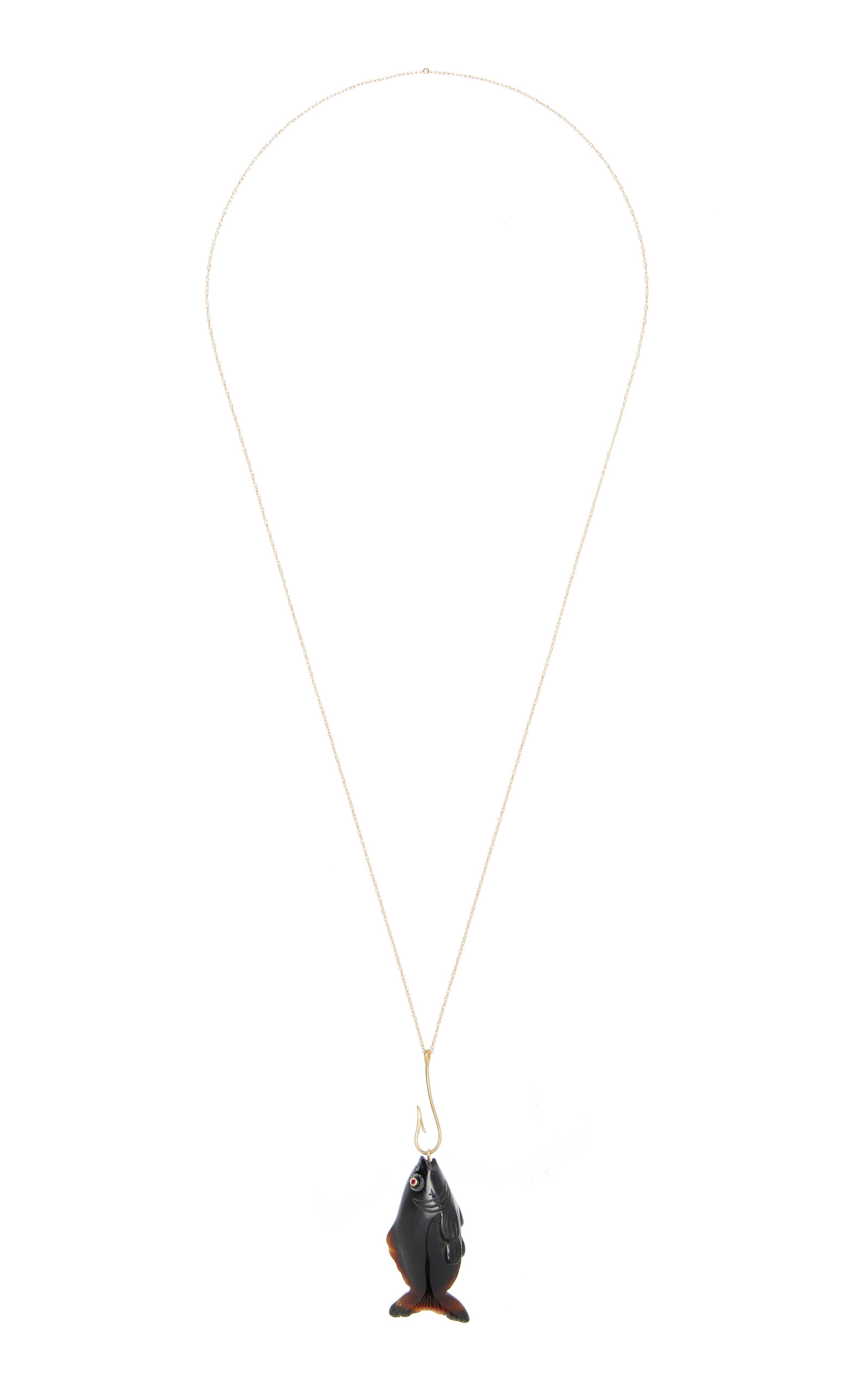 Annette Ferdinandsen Women's 18K Yellow Gold; Onyx And Ruby Necklace