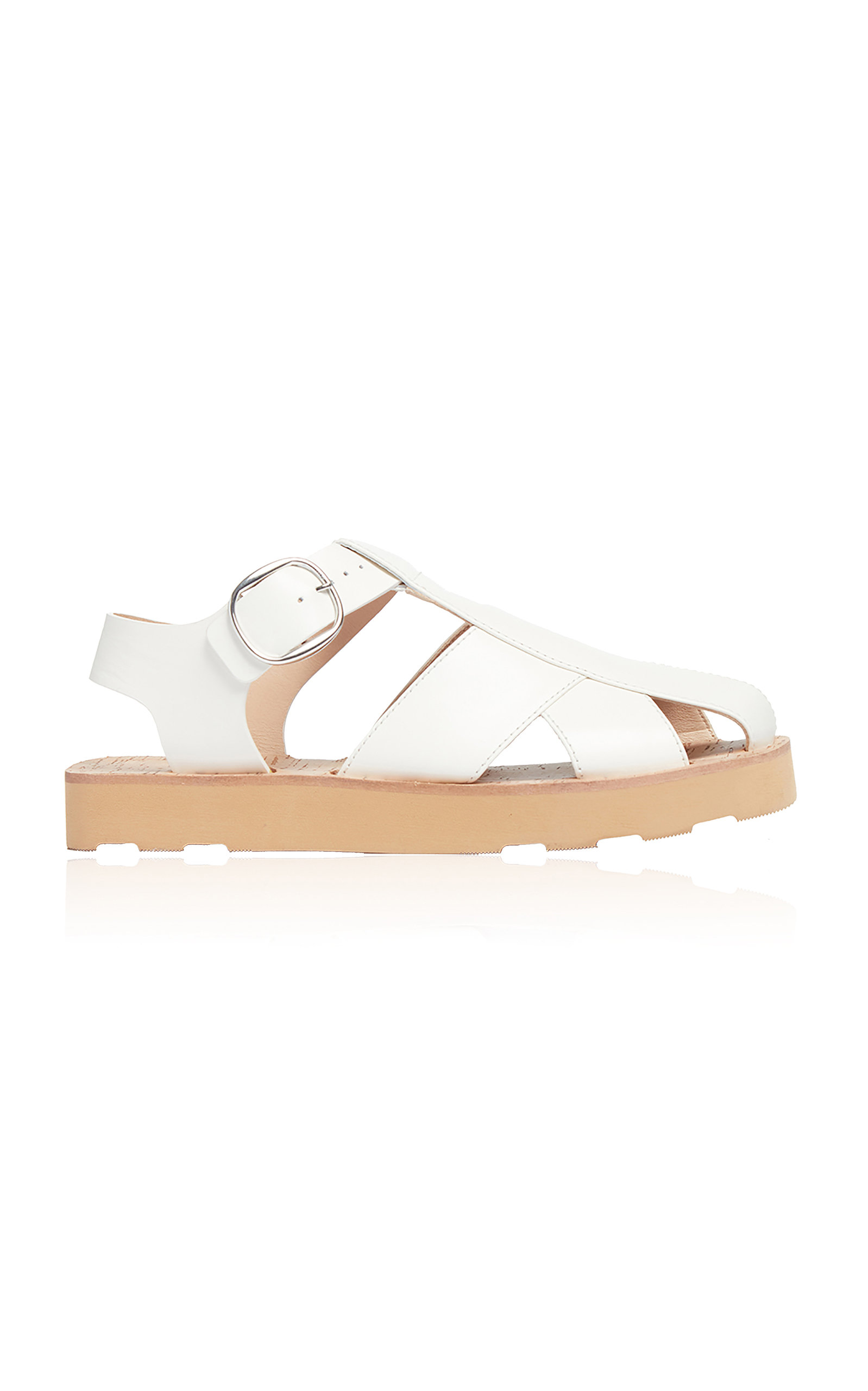 Gabriela Hearst Women S Horatio Leather Sandals Smart Closet