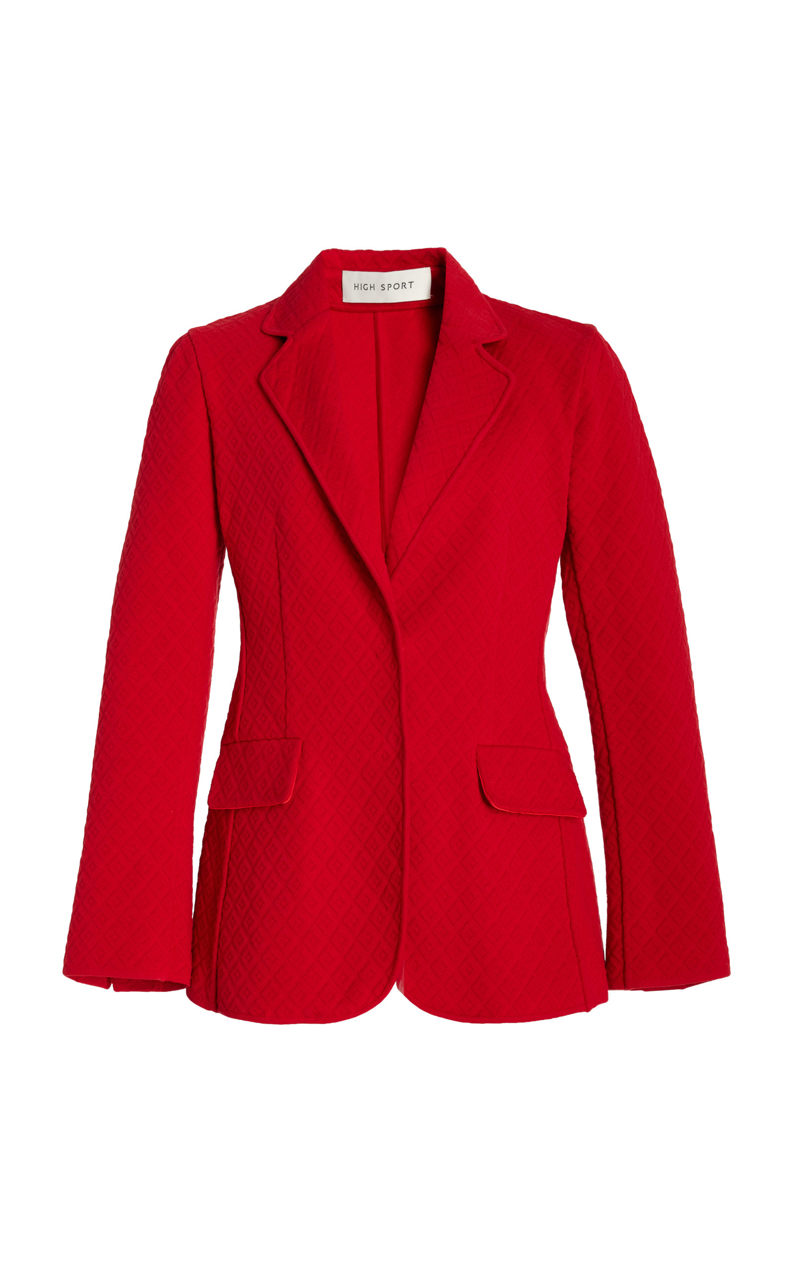 Remi Diamond-Jacquard Knit Jacket