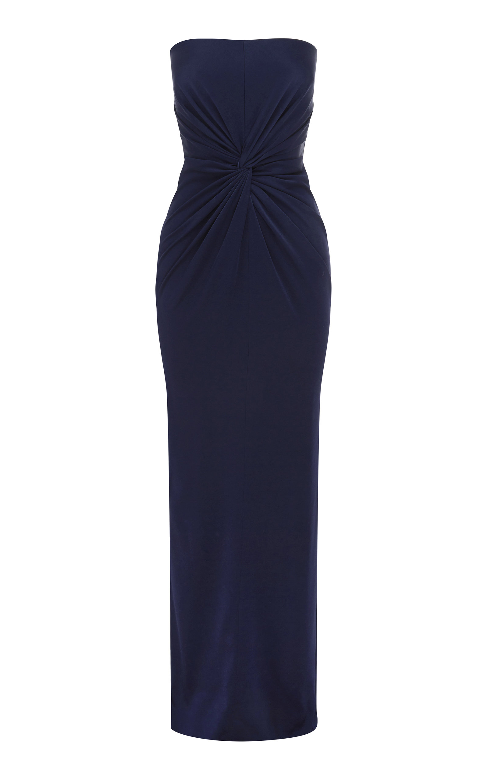 Alex Perry Women's Corbett Satin Crepe Maxi Dress In Navy