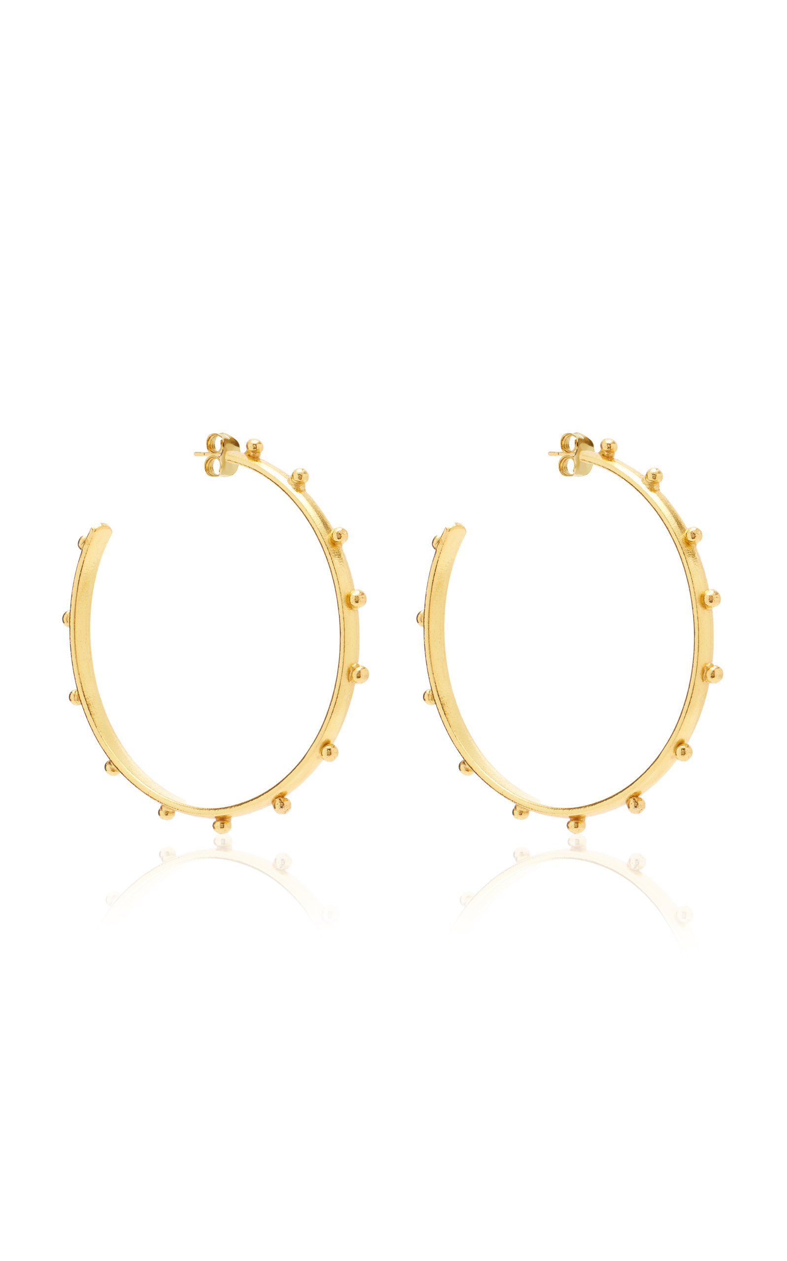 Créole 22K Gold-Plated Hoop Earrings