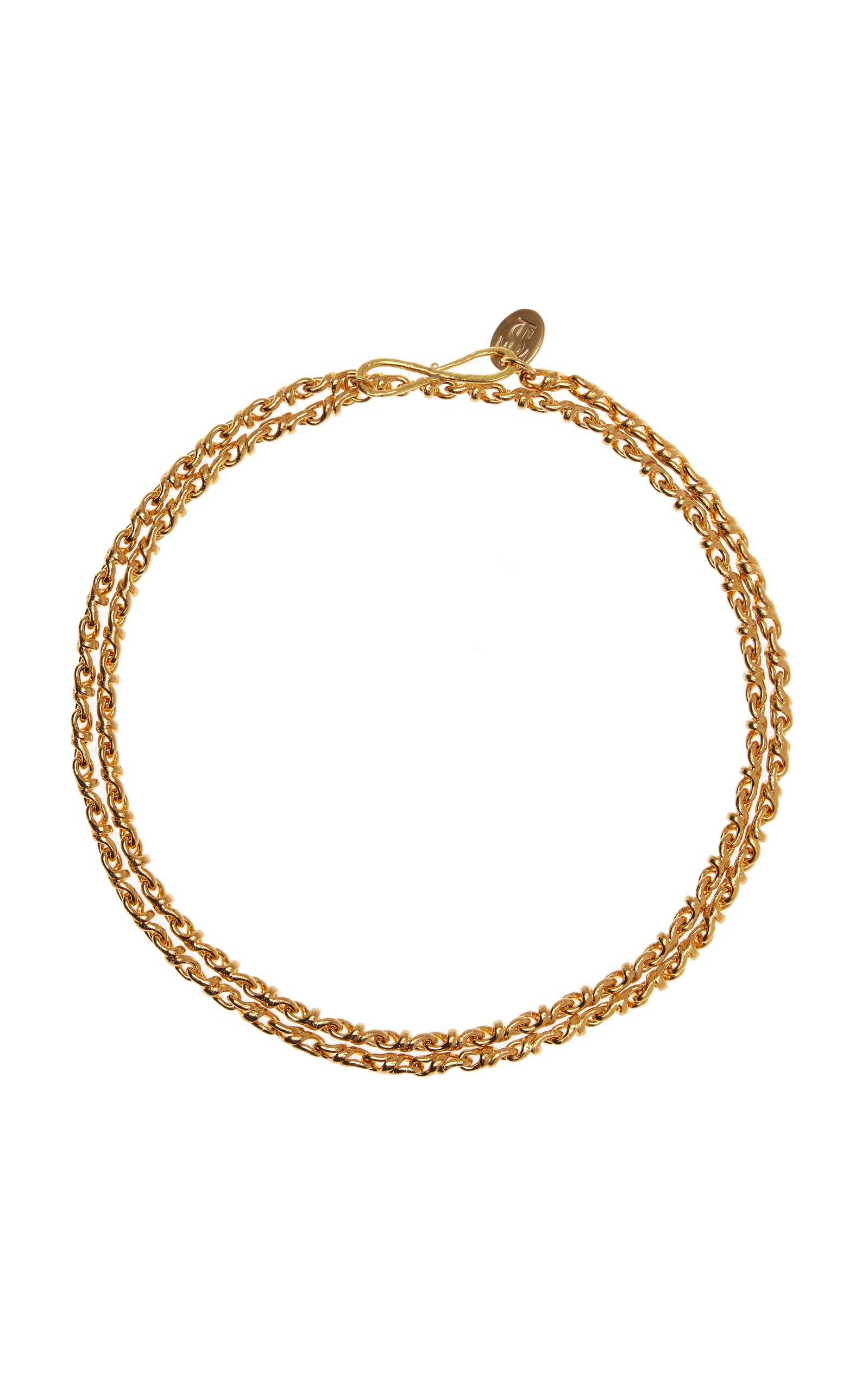 Artsy 22K Gold-Plated Necklace