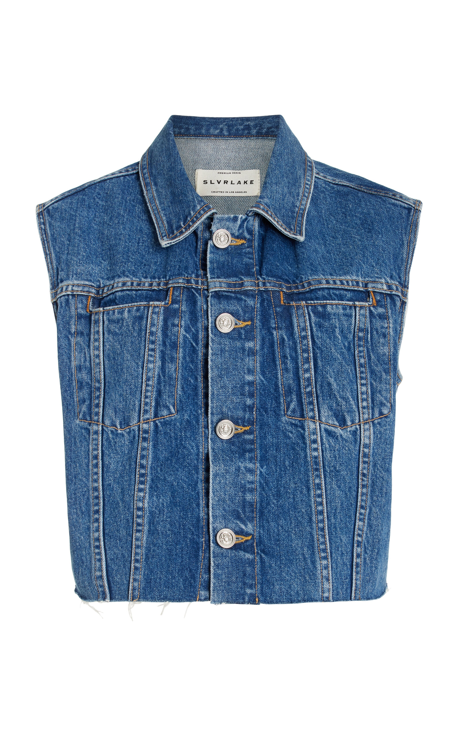 Maya Cut Off Denim Vest