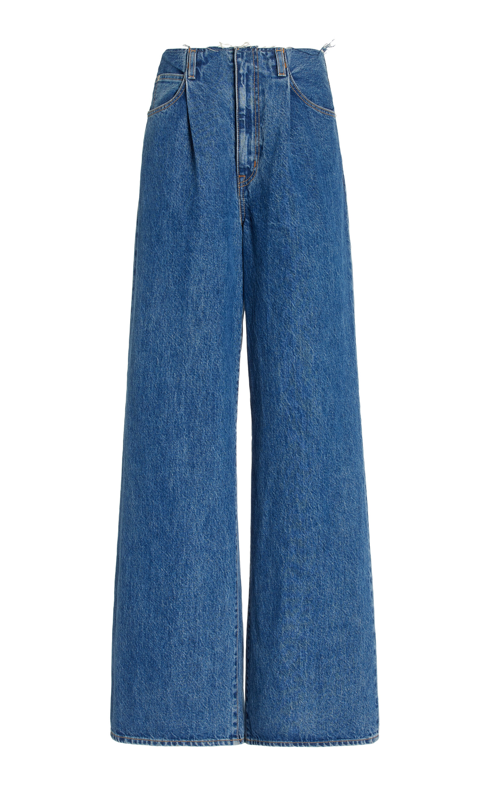 Slvrlake Eva Wide Leg Jeans In Medium Wash | ModeSens