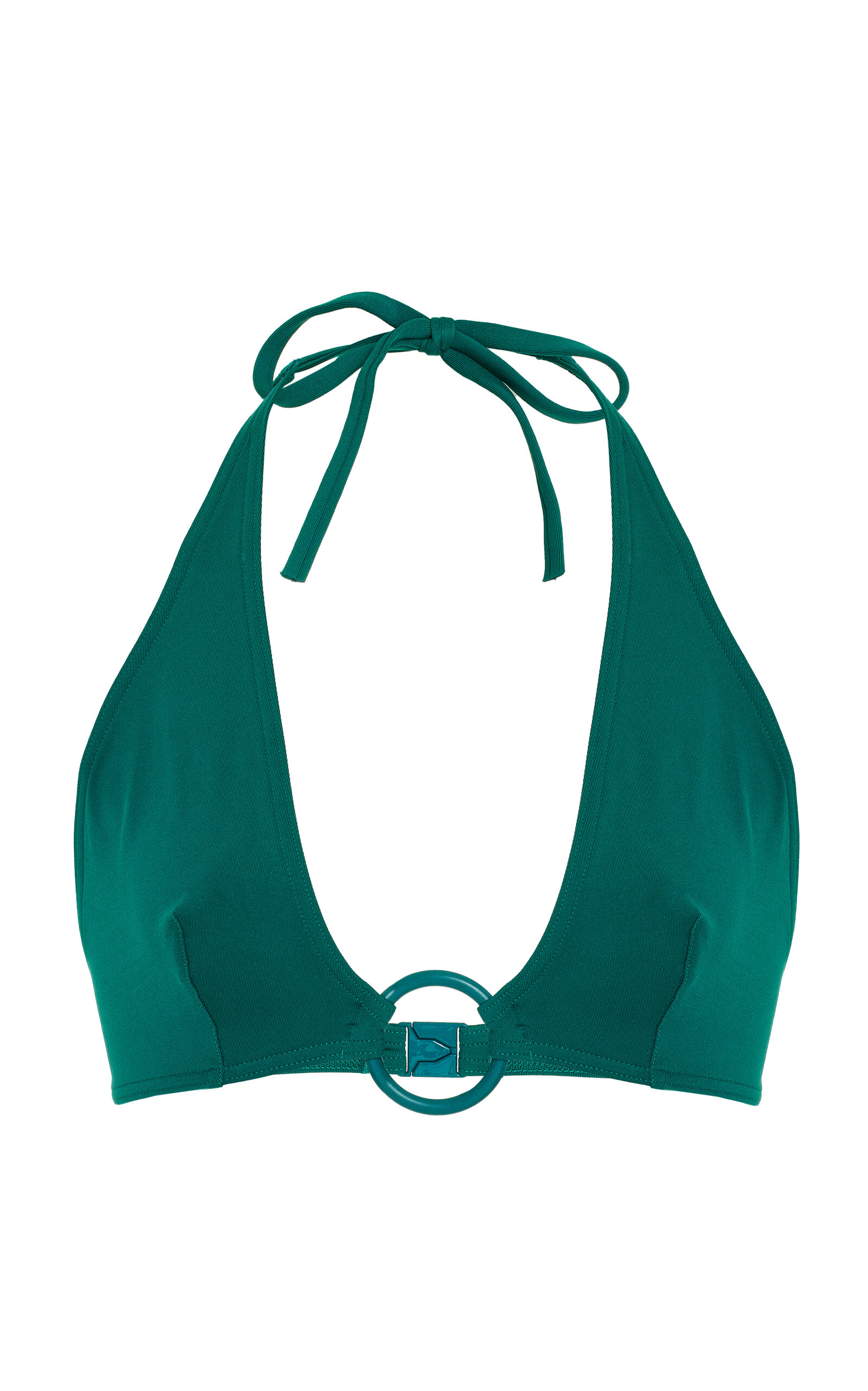 Eres Leandra Triangle Bikini Top In Green