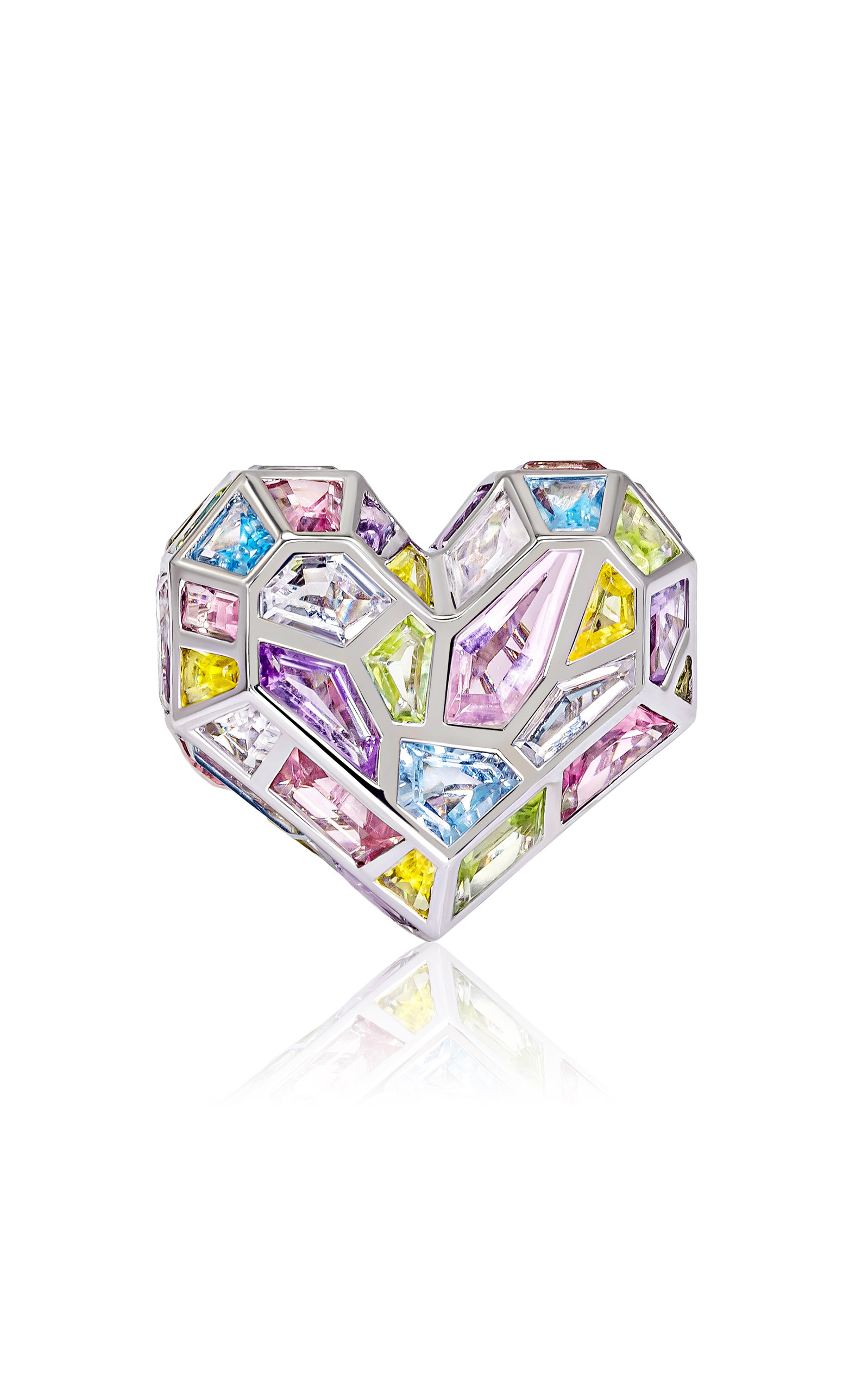 Aisha Baker Women's First Love 18K Gold Multi-Stone Ring