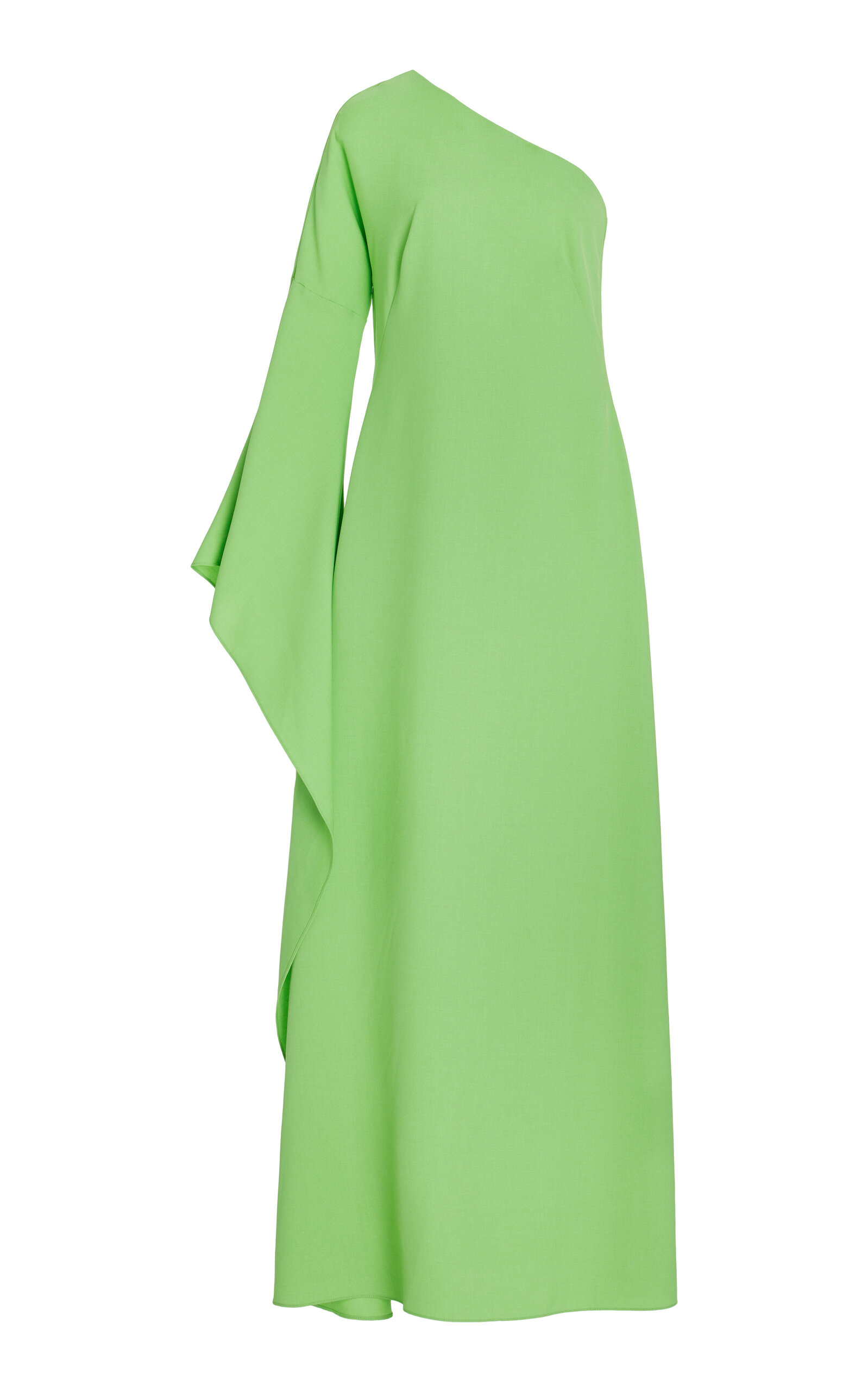 CULT GAIA JOELLE ONE-SHOULDER TWILL GOWN