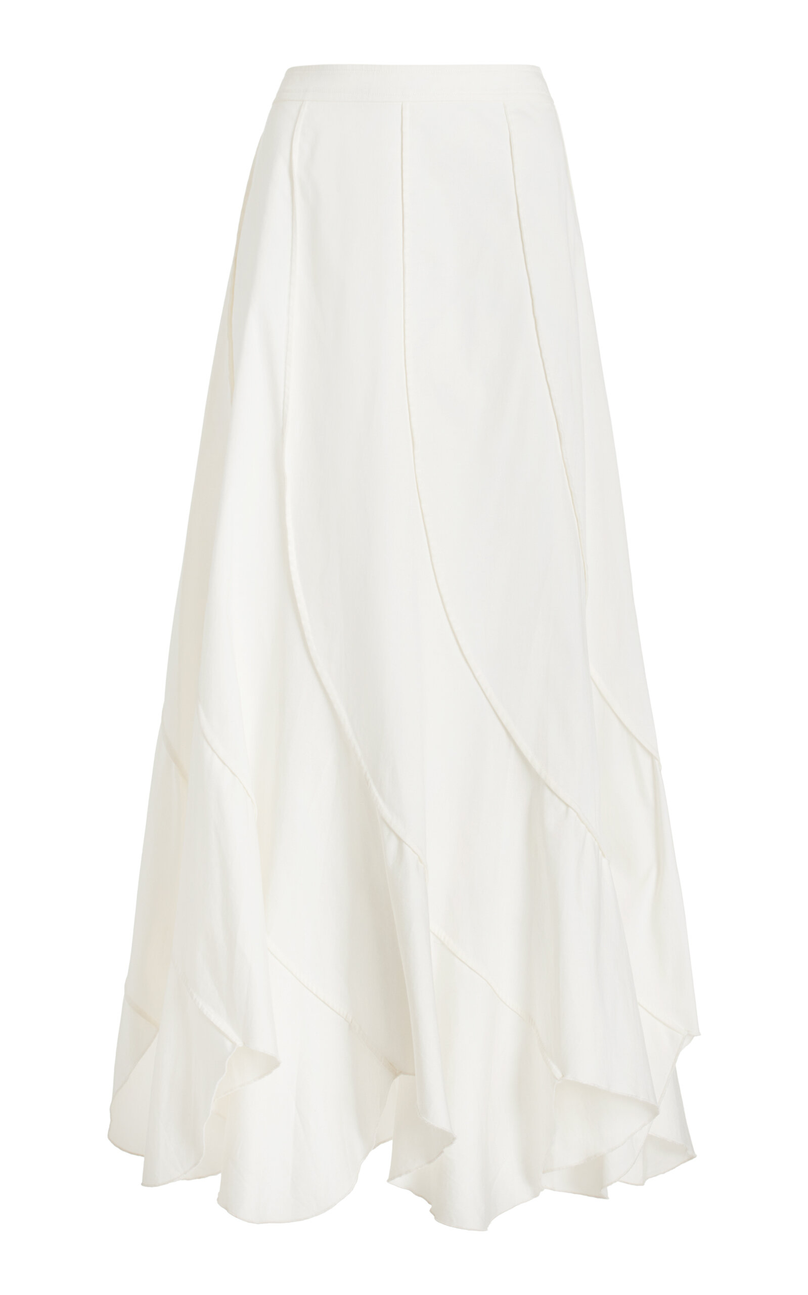 Cult Gaia Pelli A-line Maxi Skirt In White