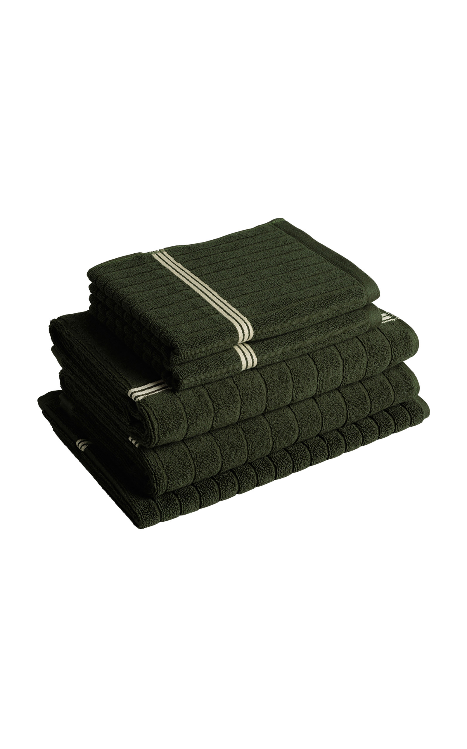 BAINA Organic Cotton Terry Bath Set - Green