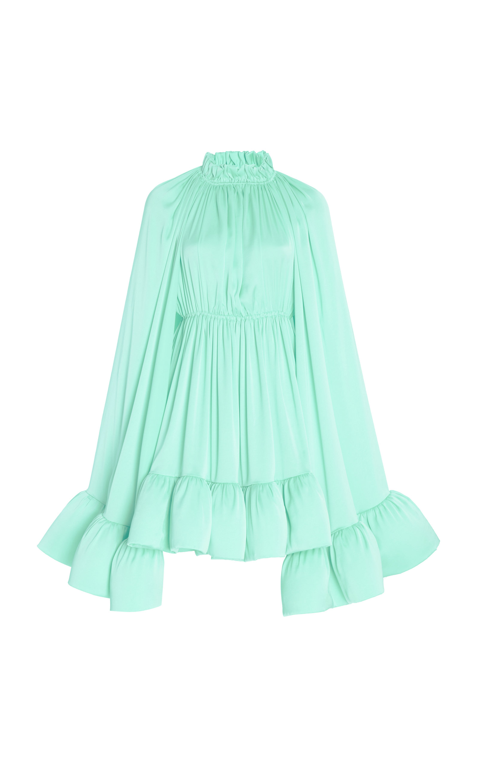 Alexis Women's Lynda Ruffled Mini Dress In Green | ModeSens