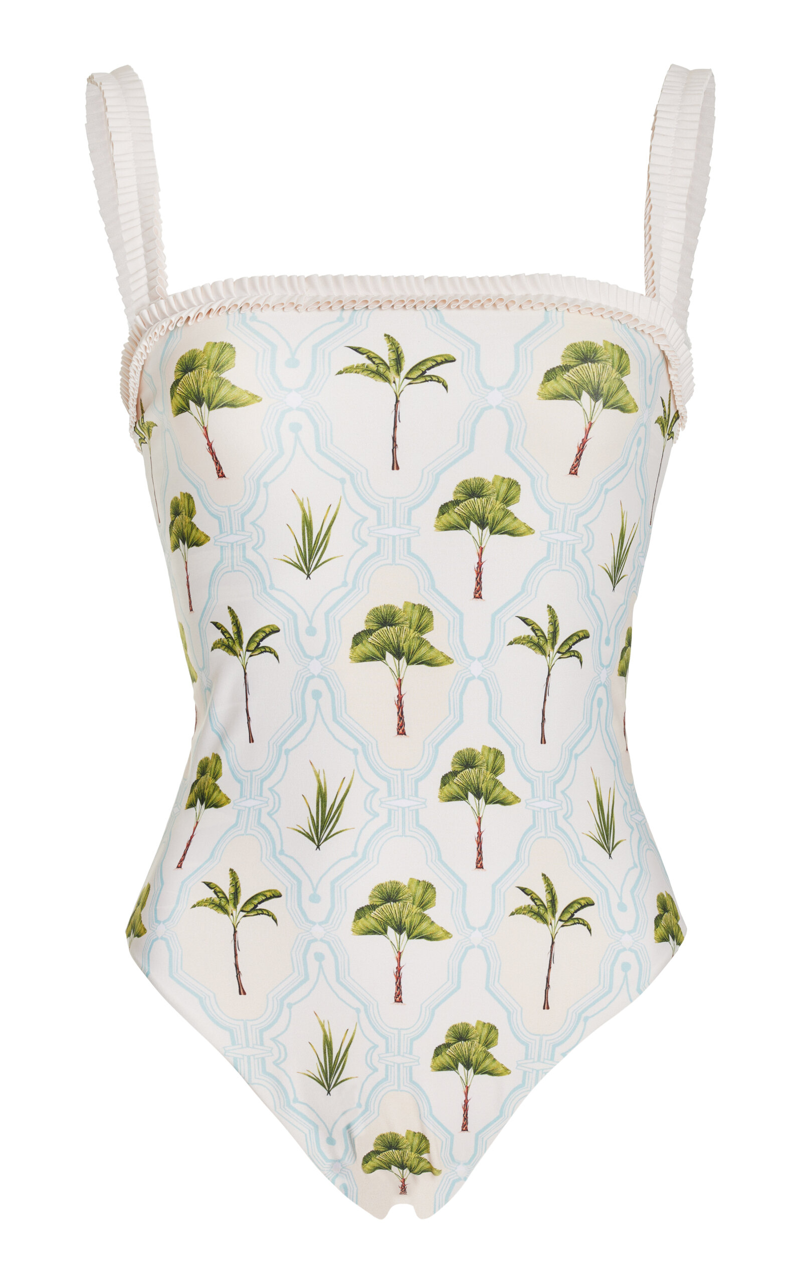Agua By Agua Bendita Limón Cocora One-piece Swimsuit In Neutral | ModeSens