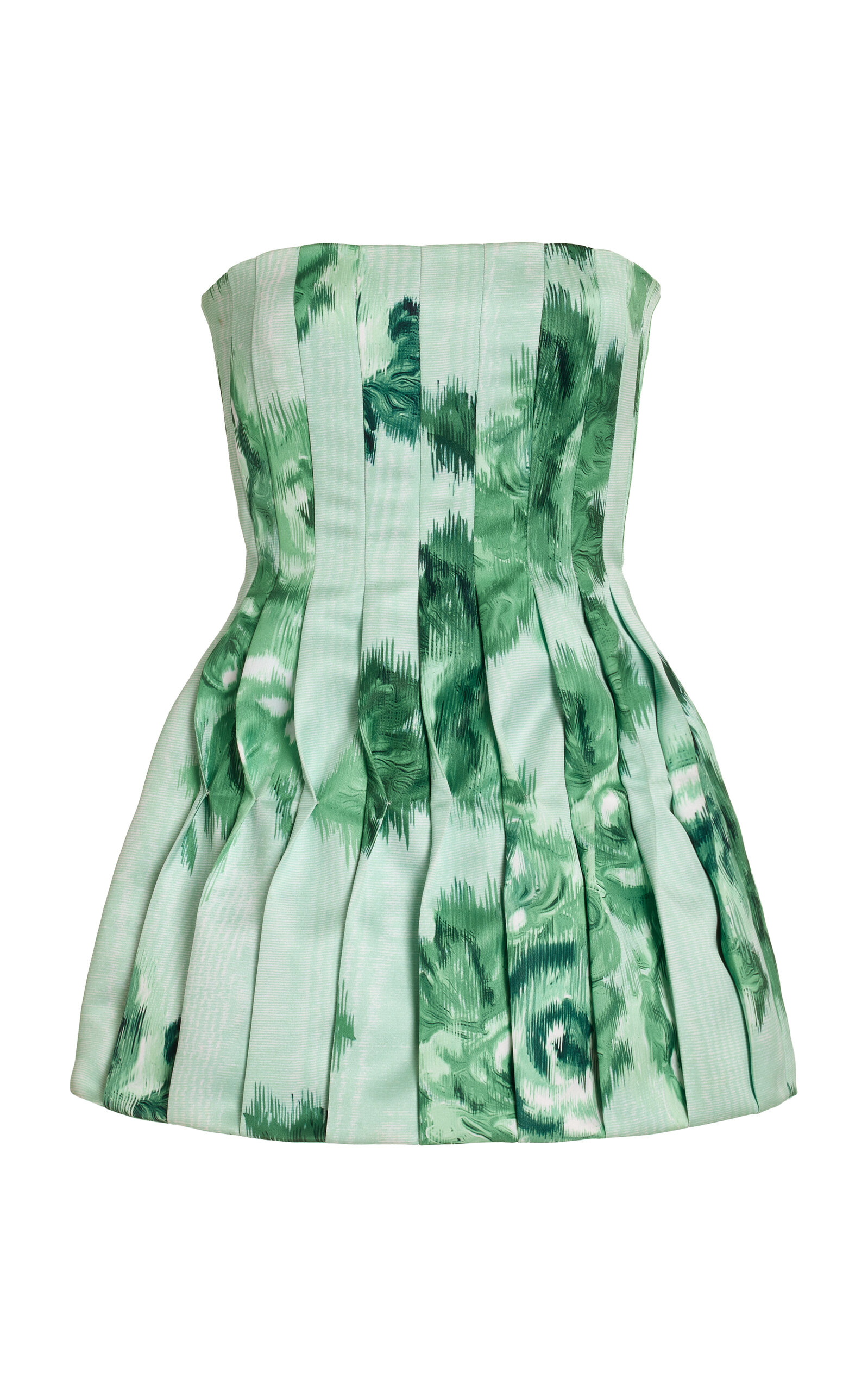 emilia wickstead skylar pleated duchess mini dress Skylar Pleated Duchess Mini Dress By Emilia Wickstead | Moda Operandi