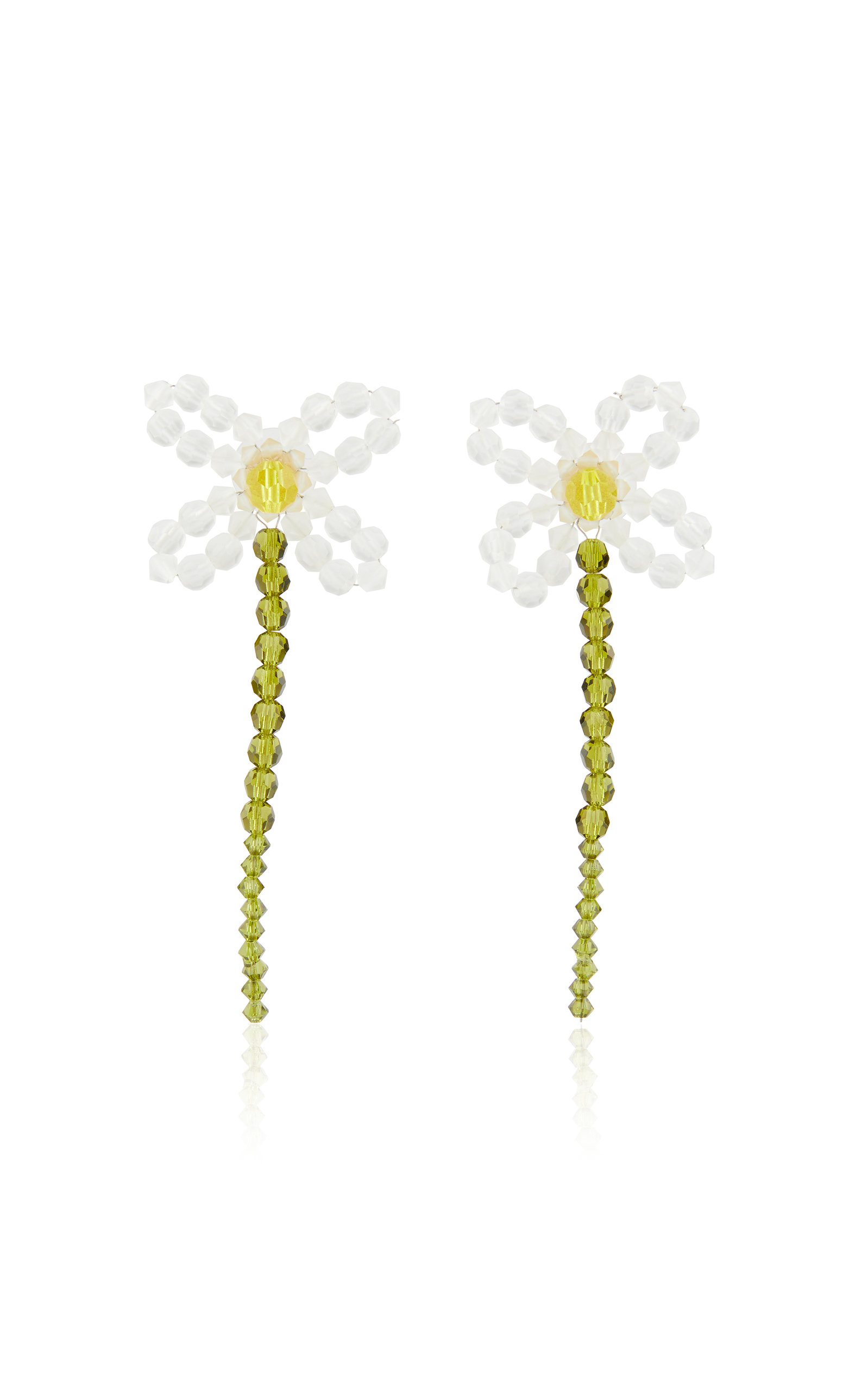 Simone Rocha Women's Flower Crystal Earrings