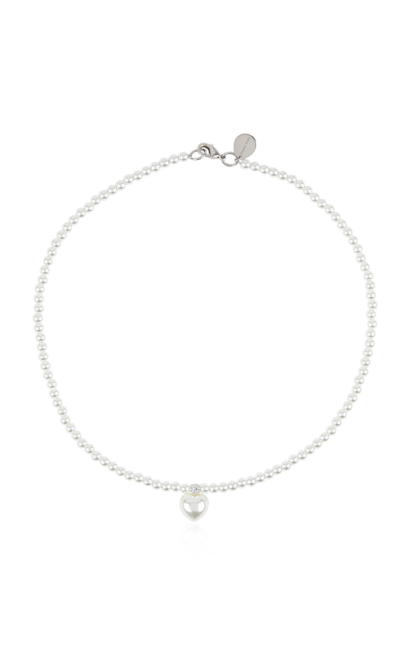 Simone Rocha Women's Pearl Heart Necklace