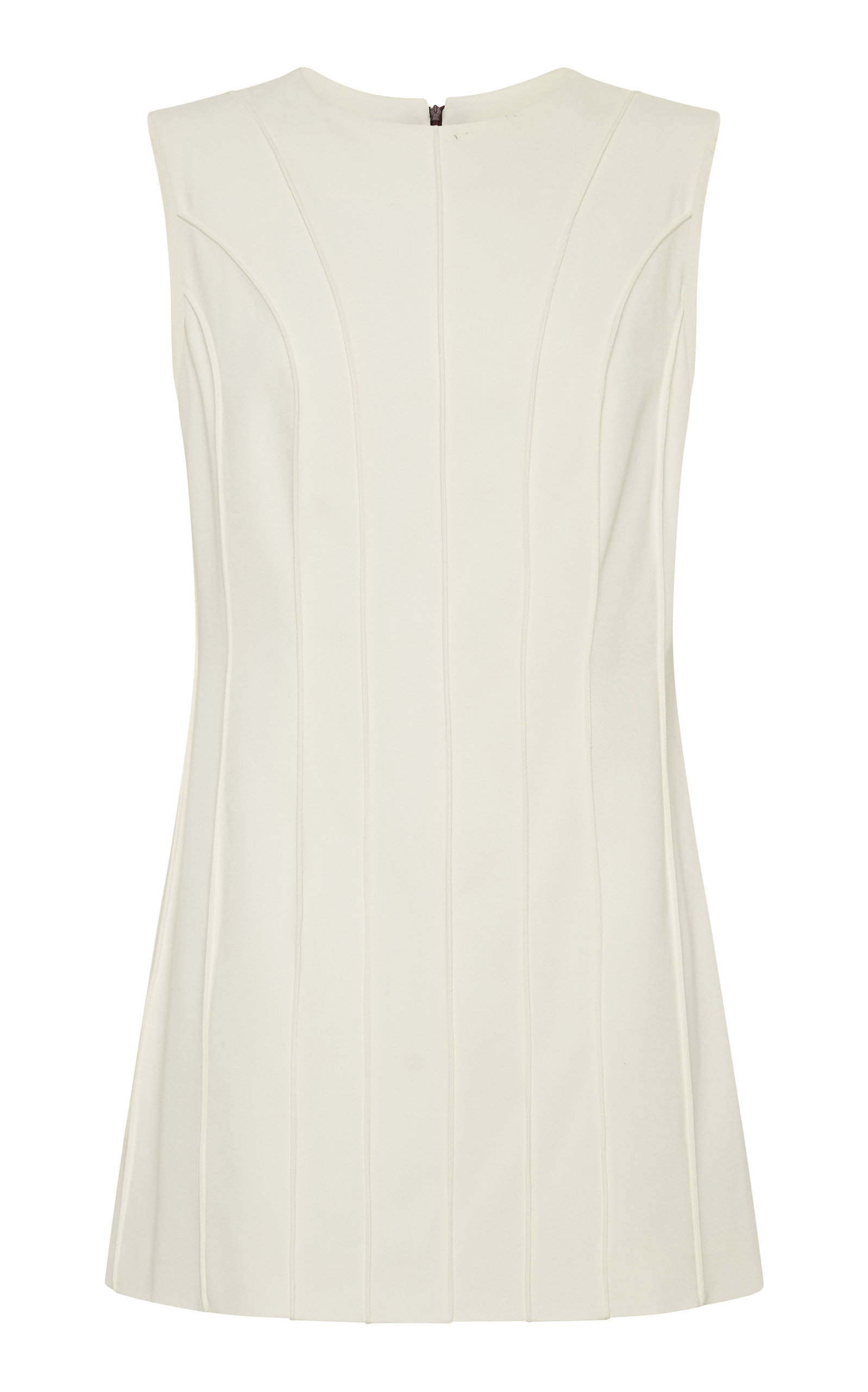 Beare Park Women's Drill Panelled Mini Dress In White