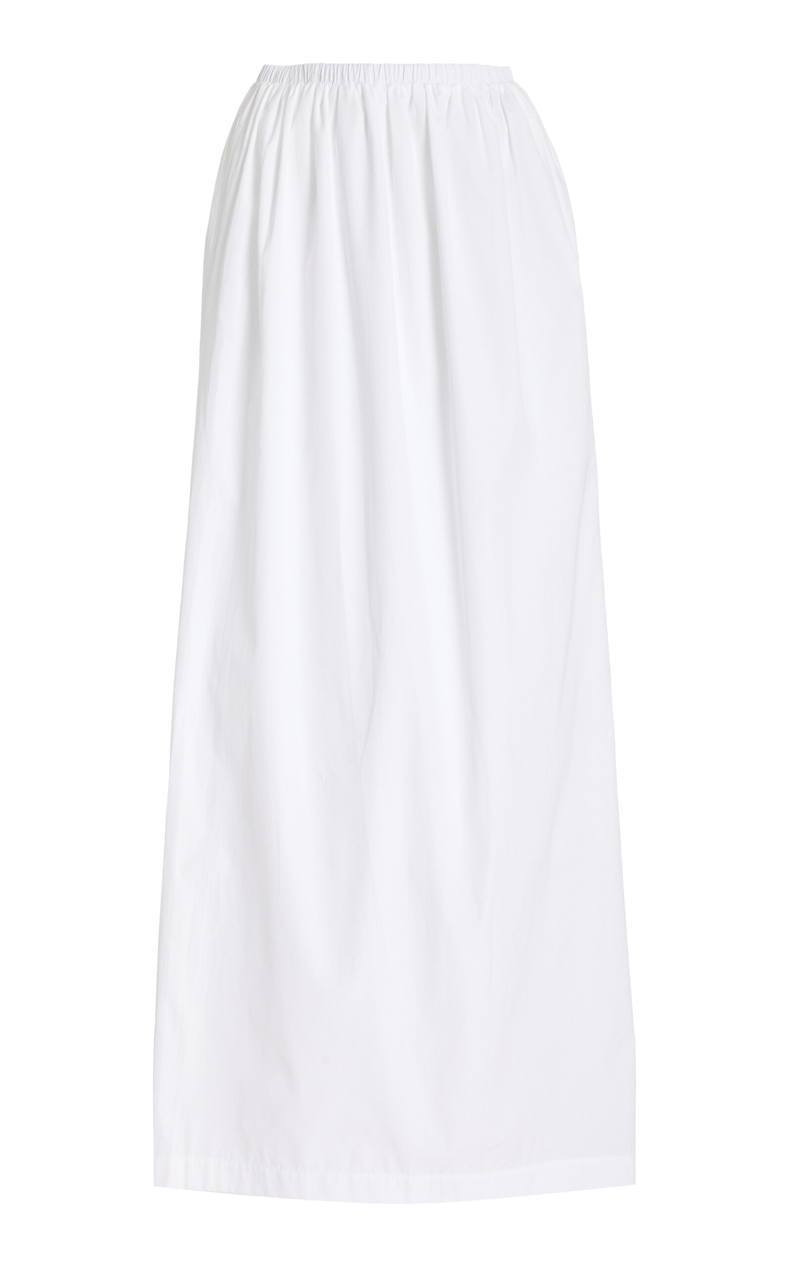 Beare Park Women's Cotton Maxi Skirt In White
