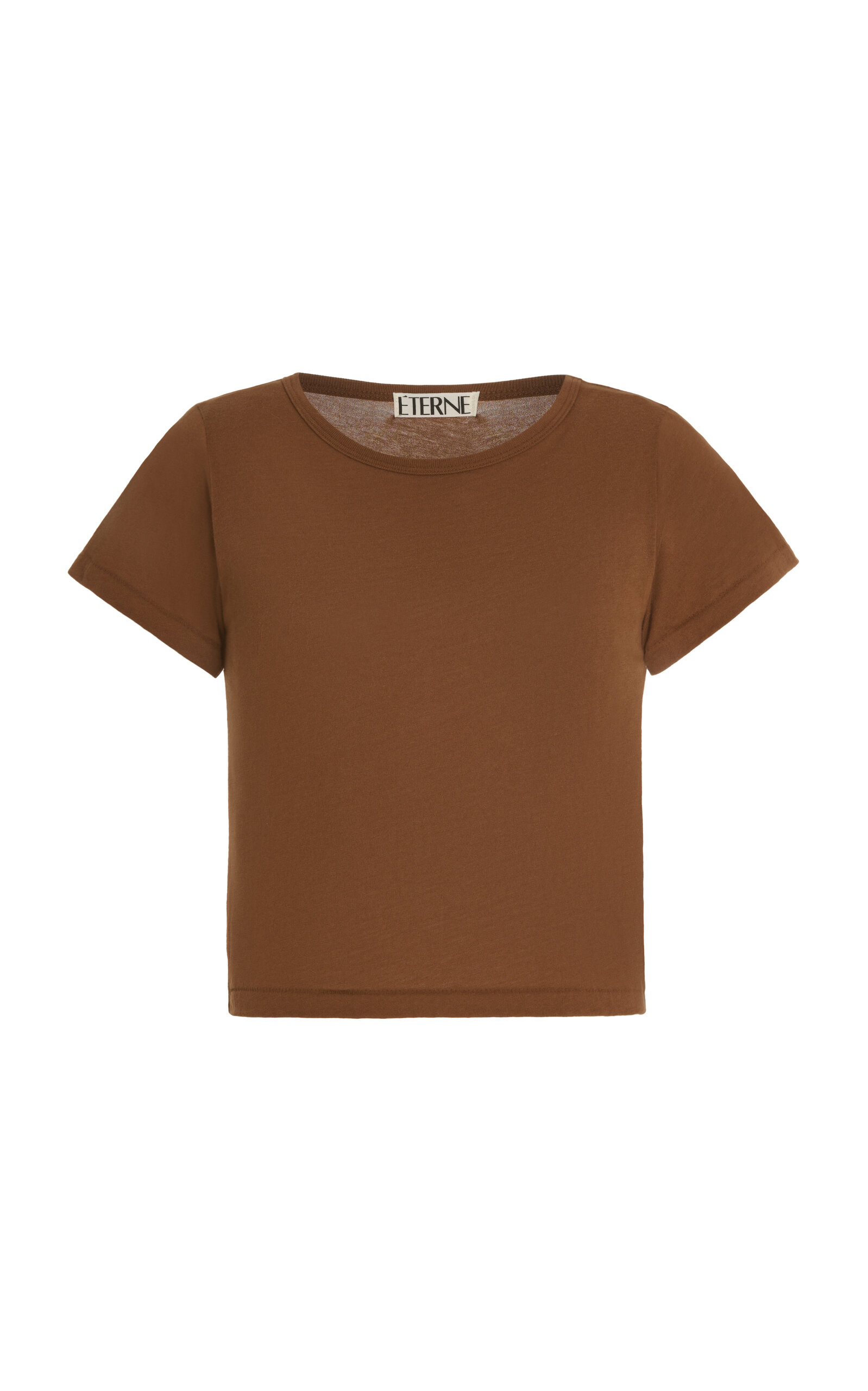 Éterne Women's Cotton-modal Baby T-shirt In Brown