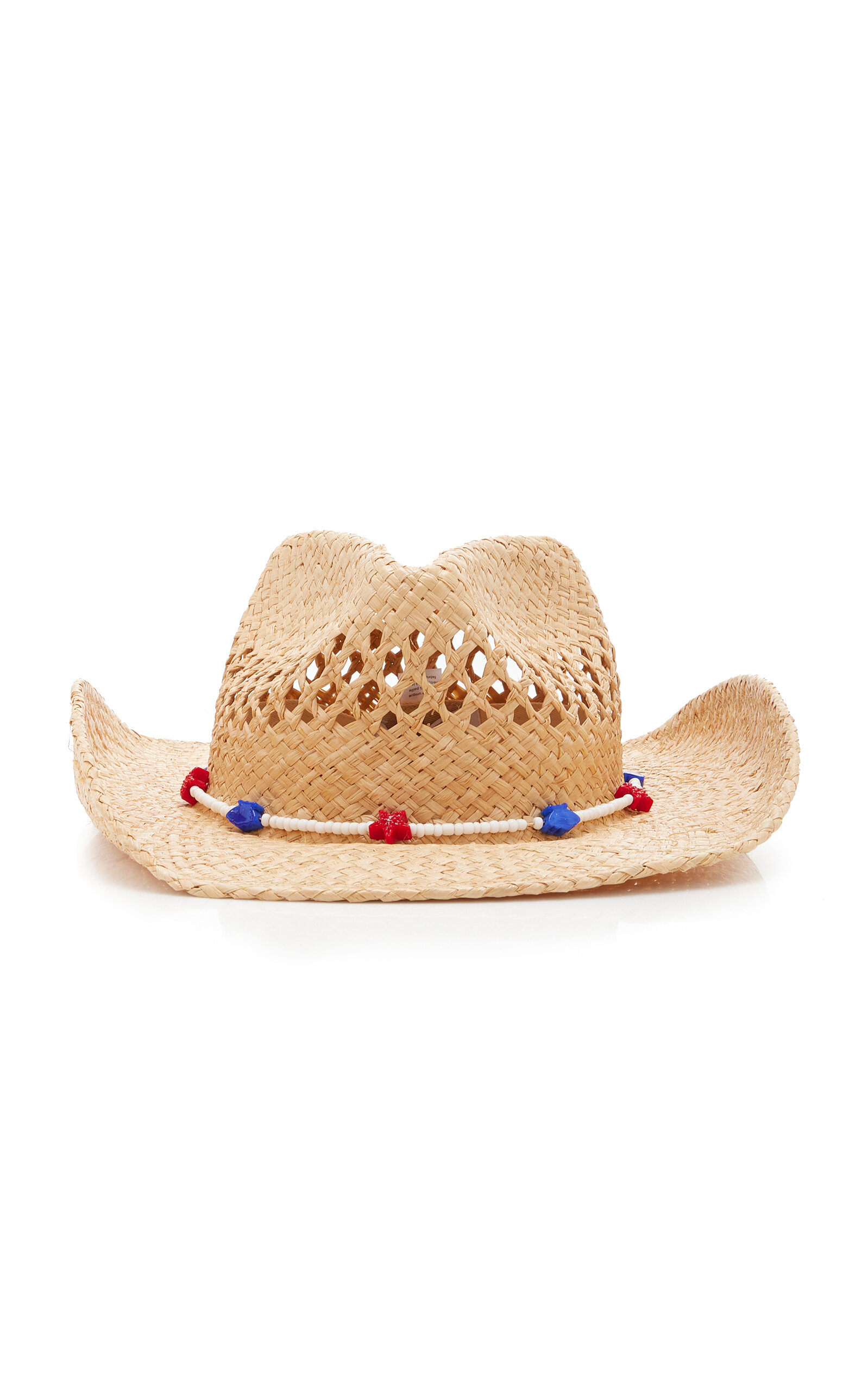 Lack Of Color The Desert Beaded Straw Cowboy Hat In Neutral