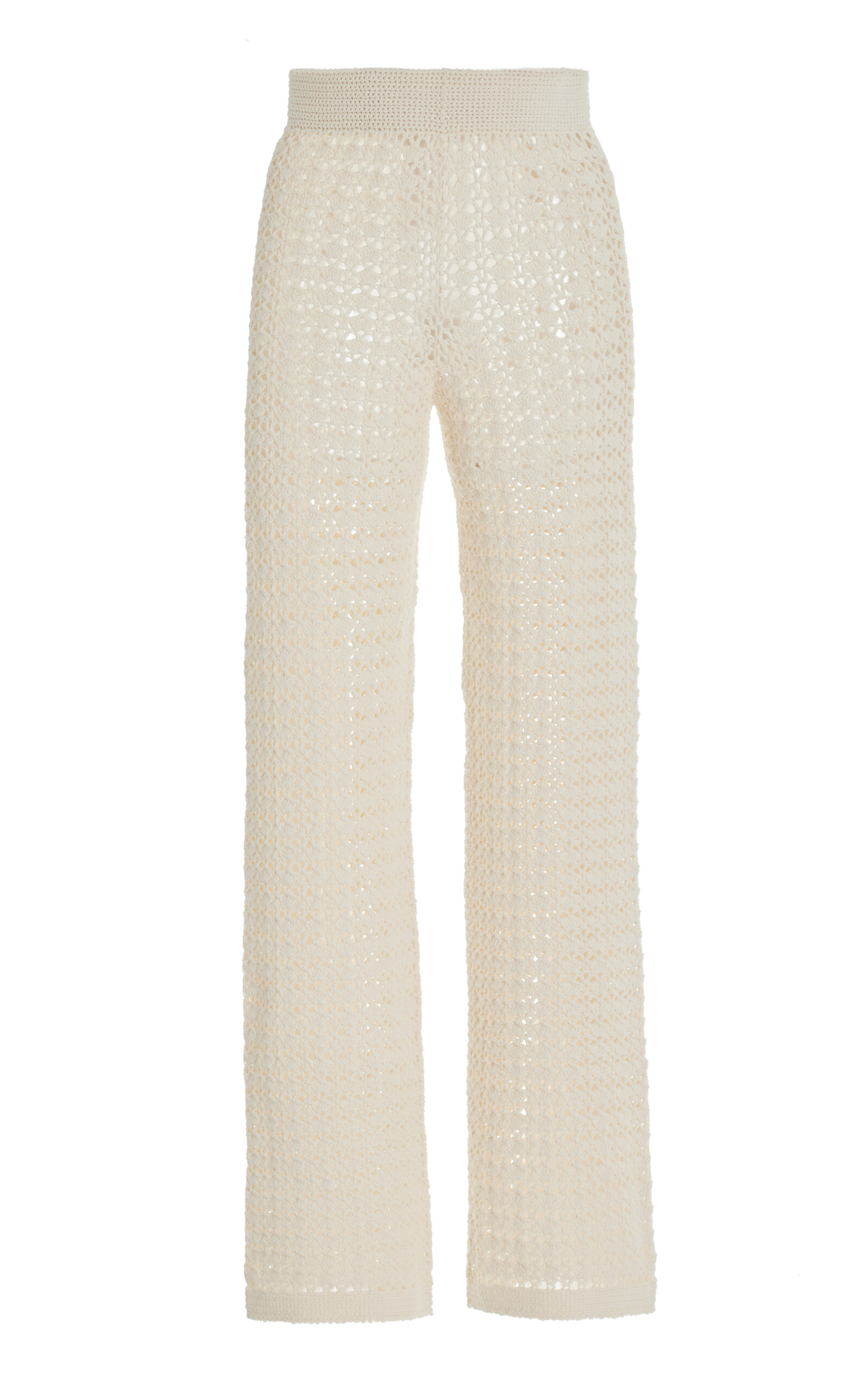 Leset Lucy Crochet Cotton Pants In White