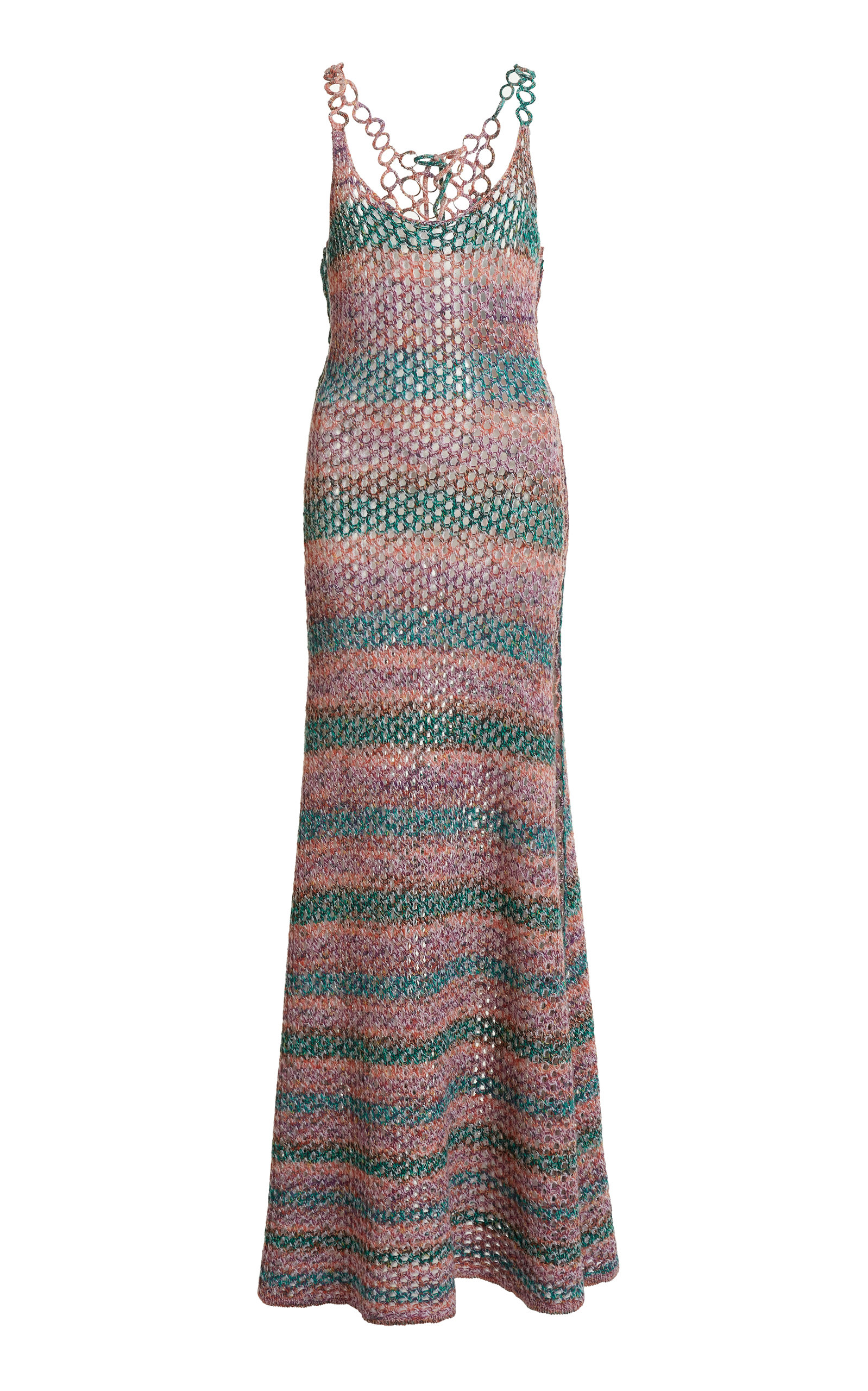 Chloé Crocheted Wool Midi Dress