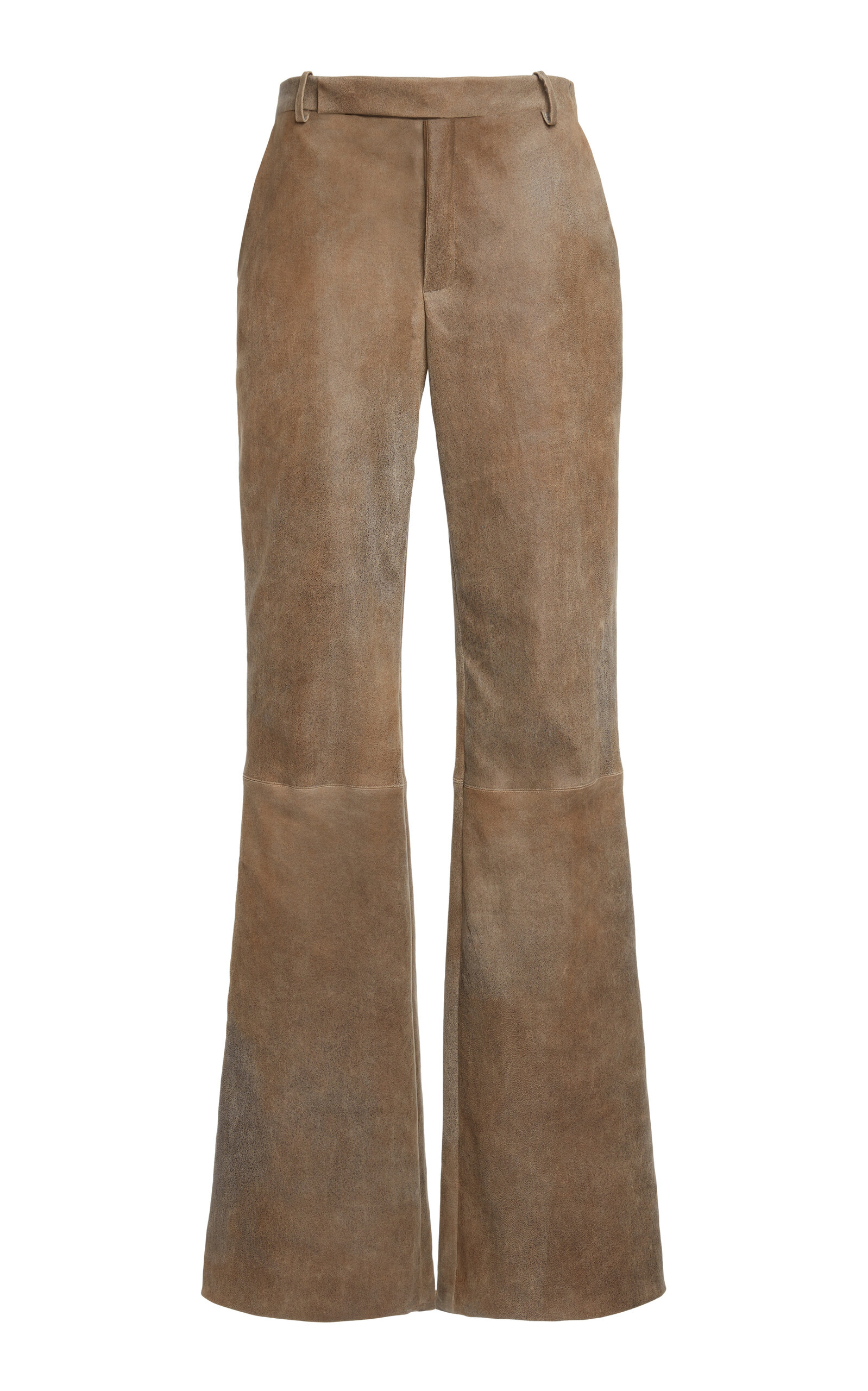 Ludovic de Saint Sernin - Leather Flared Pants - Neutral - L - Moda Operandi