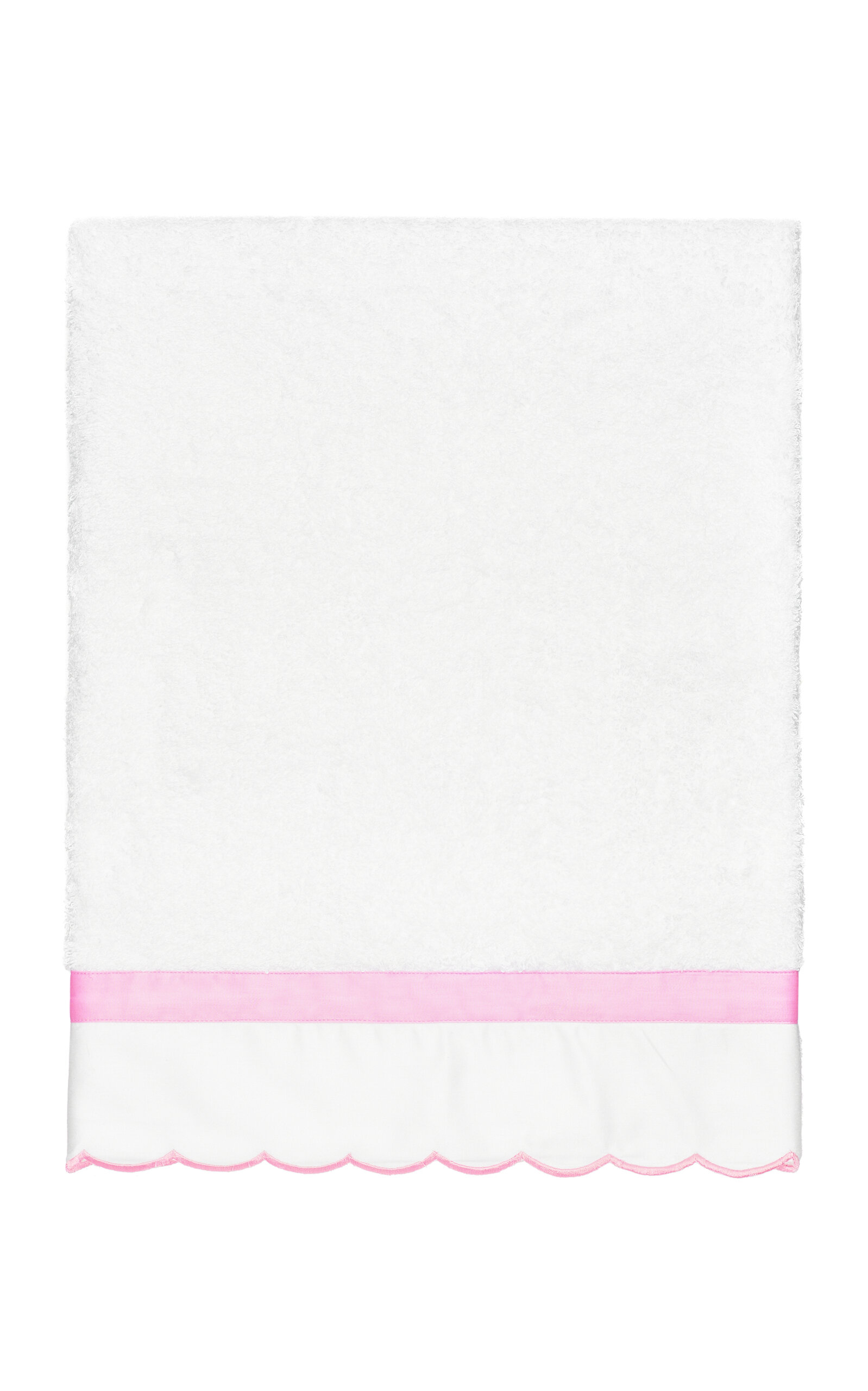Los Encajeros Europa Cotton Bath Towel In Pink