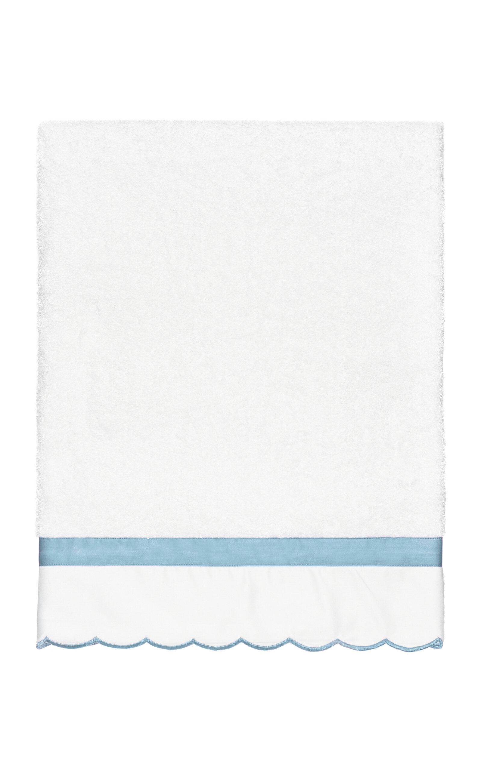 Los Encajeros Europa Cotton Bath Towel In Blue
