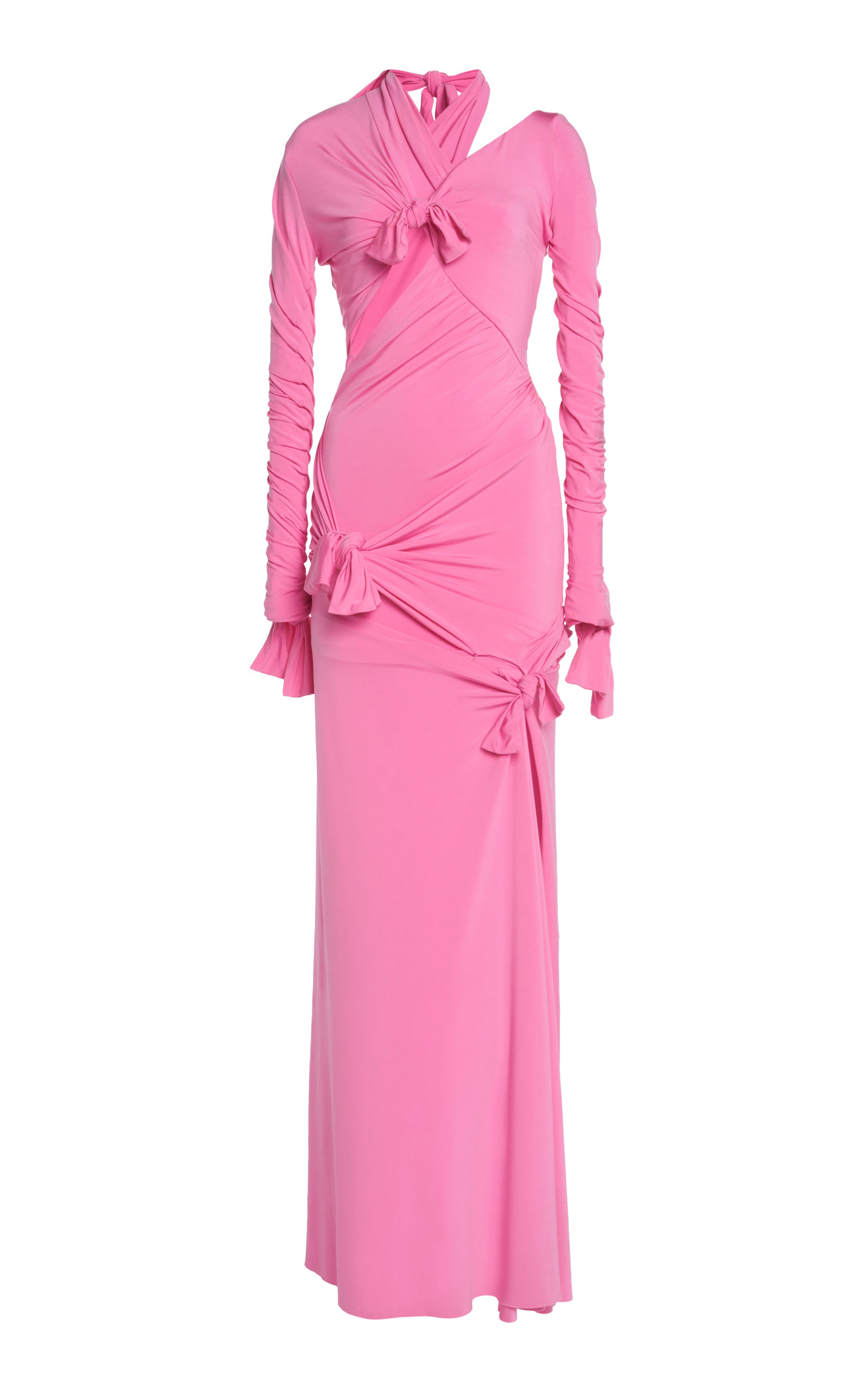 Balenciaga Knotted Cutout Gown In | ModeSens
