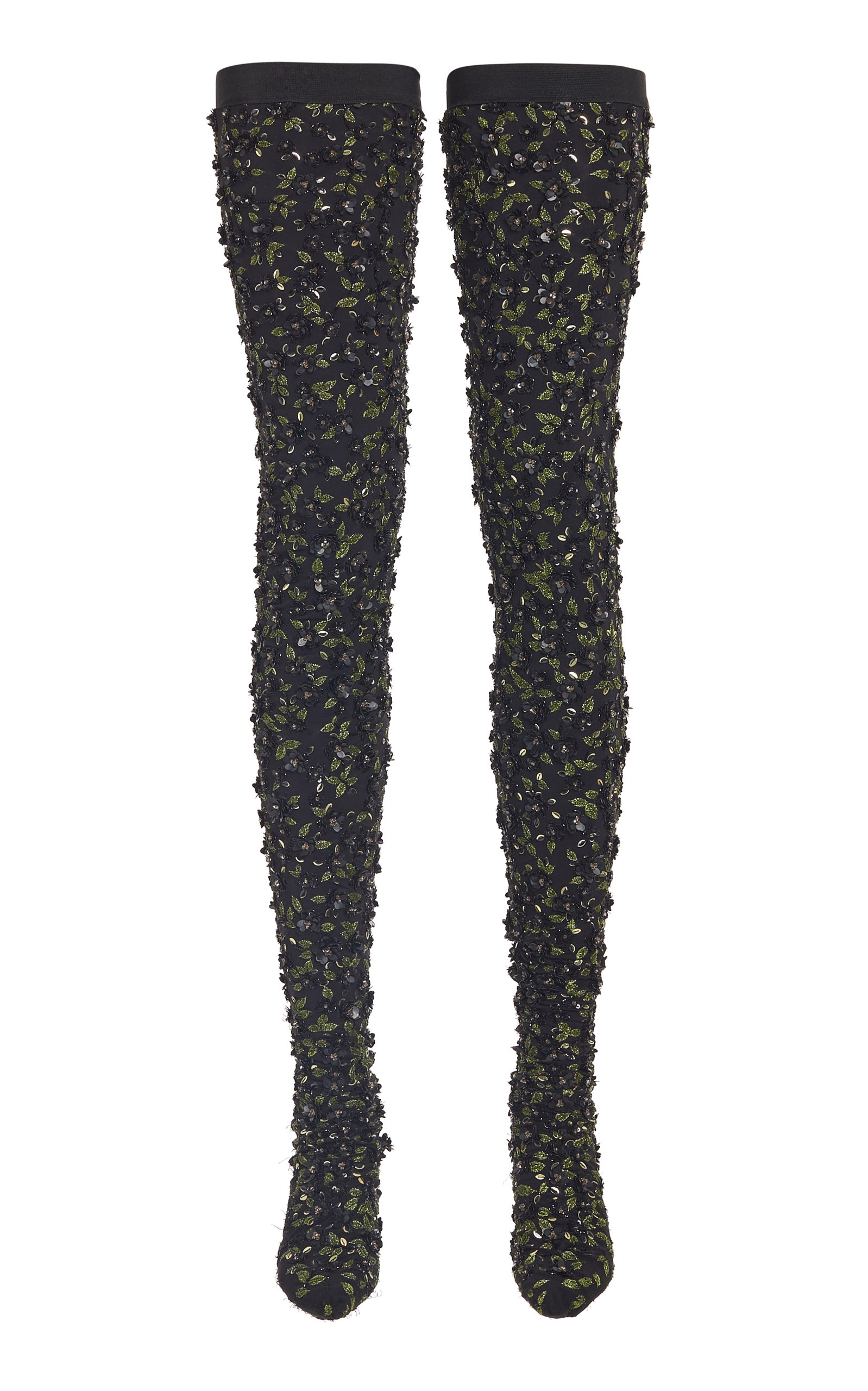 Embroidered Tights