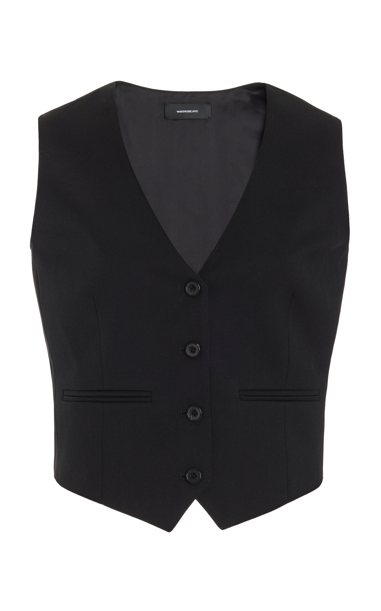 Wardrobe.nyc Wool Vest In Black
