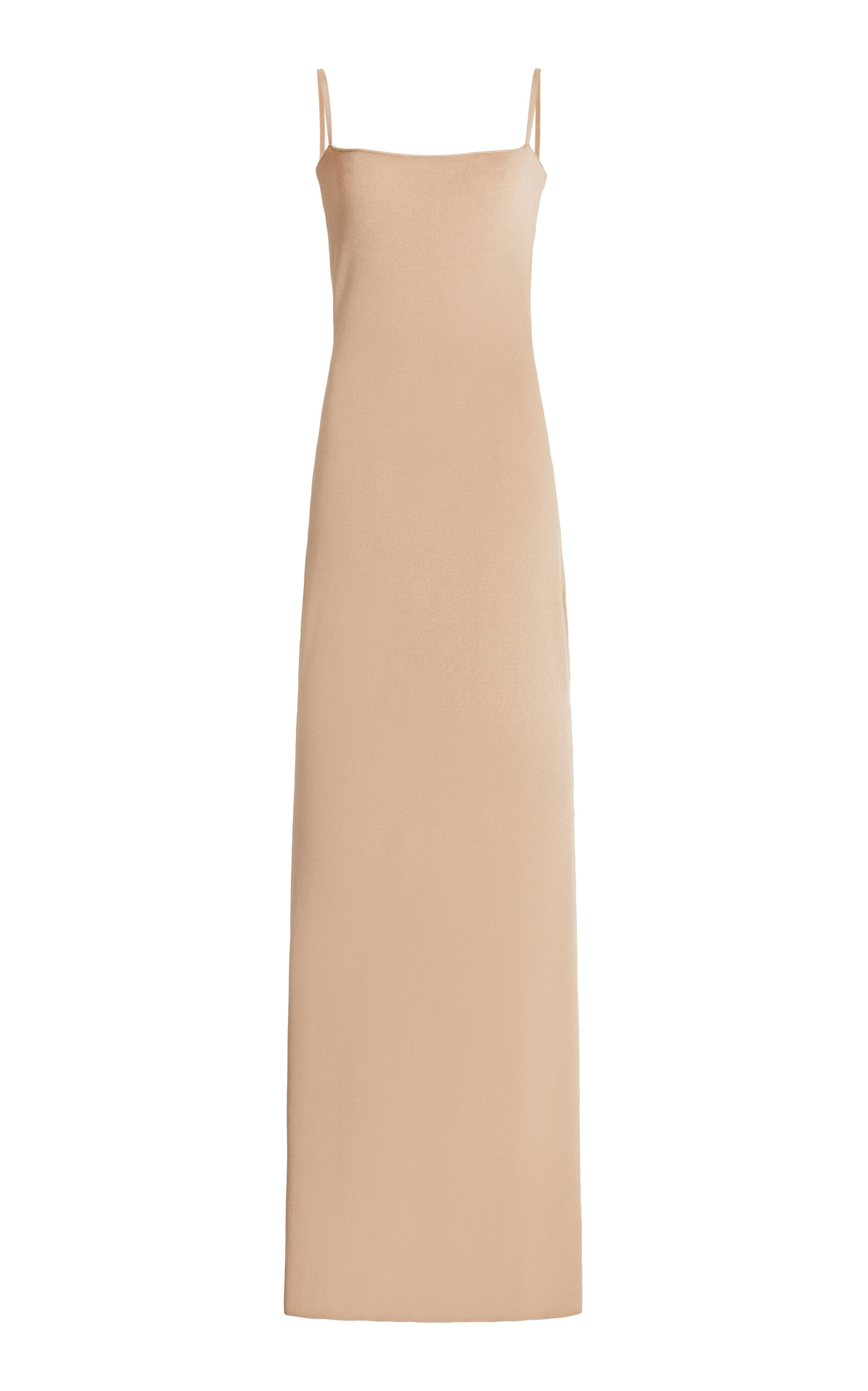 Shop The Row Carmen Square-neck Maxi Dress In Neutral